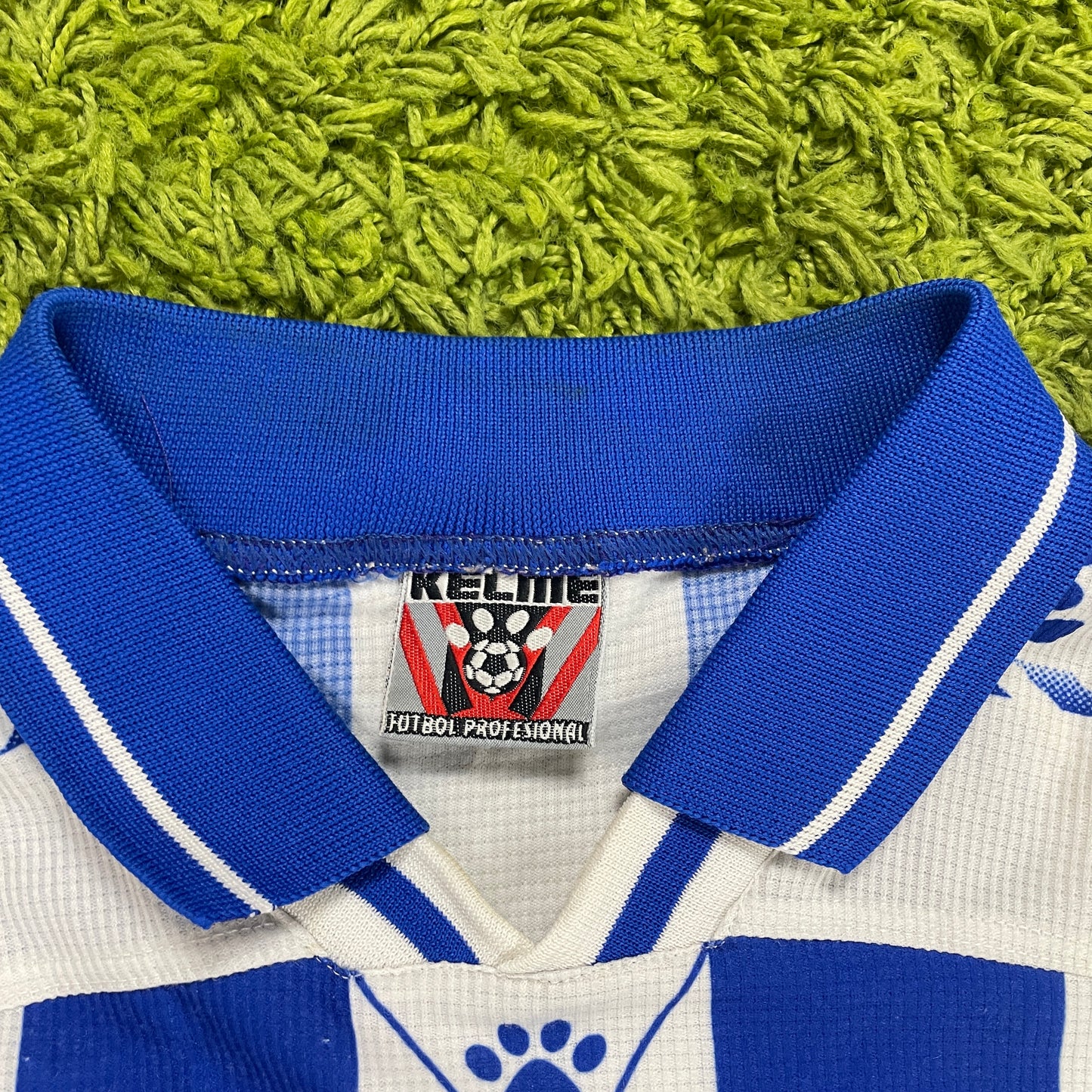 Kelme Huelva Trikot blau Größe L - XL 1996 1997