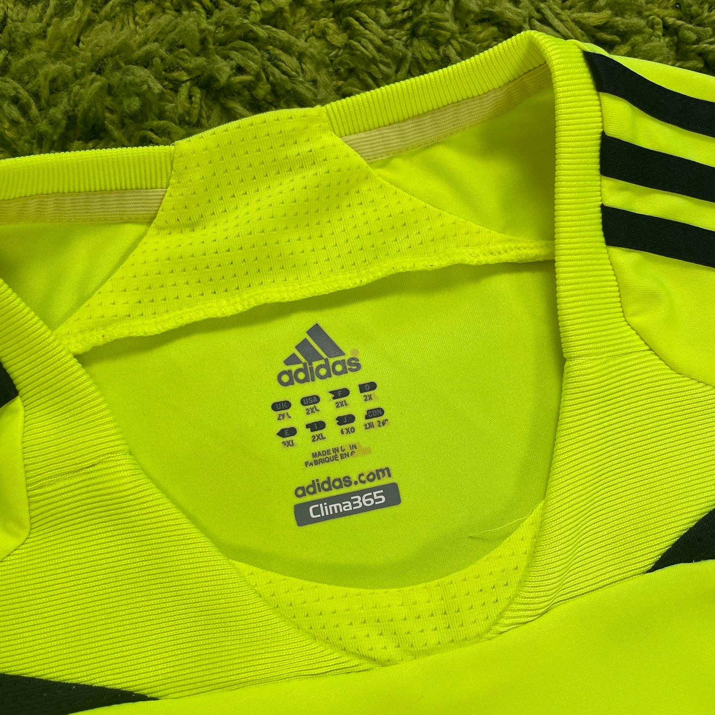 Adidas FC Chelsea London Trikot gelb grün Neon Größe XXL 2007 2008