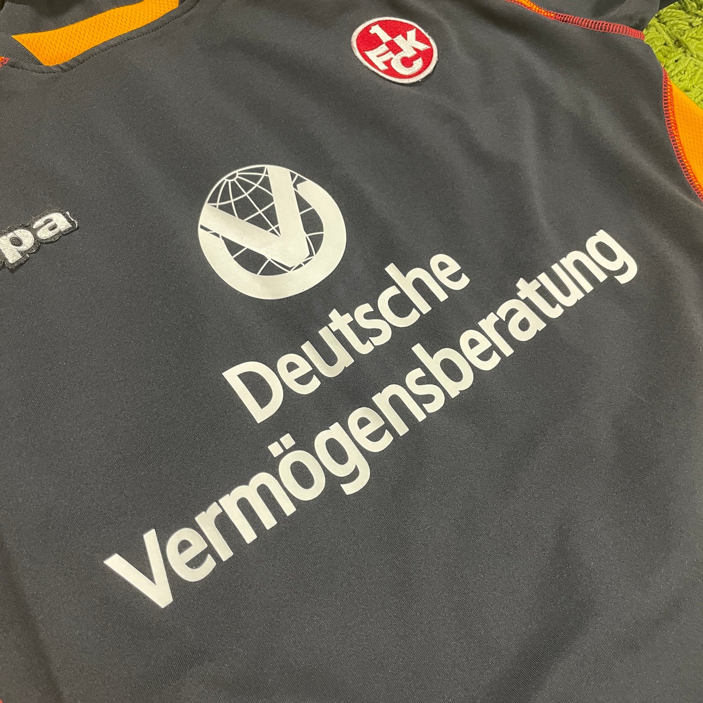 Kappa 1. FC Kaiserslautern Demai Trikot grau Größe L 2008 2009