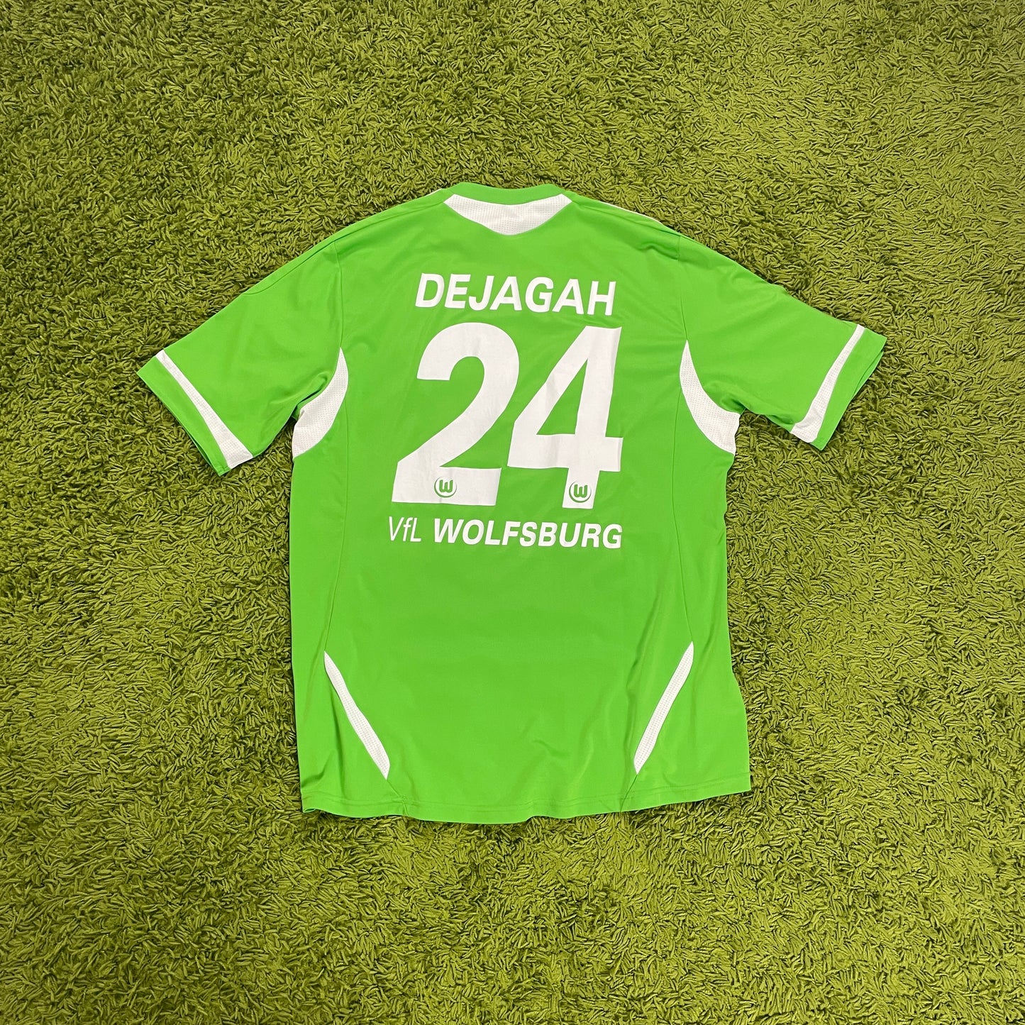 Adidas VFL Wolfsburg Dejagah Trikot grün Größe XL 2011 2012