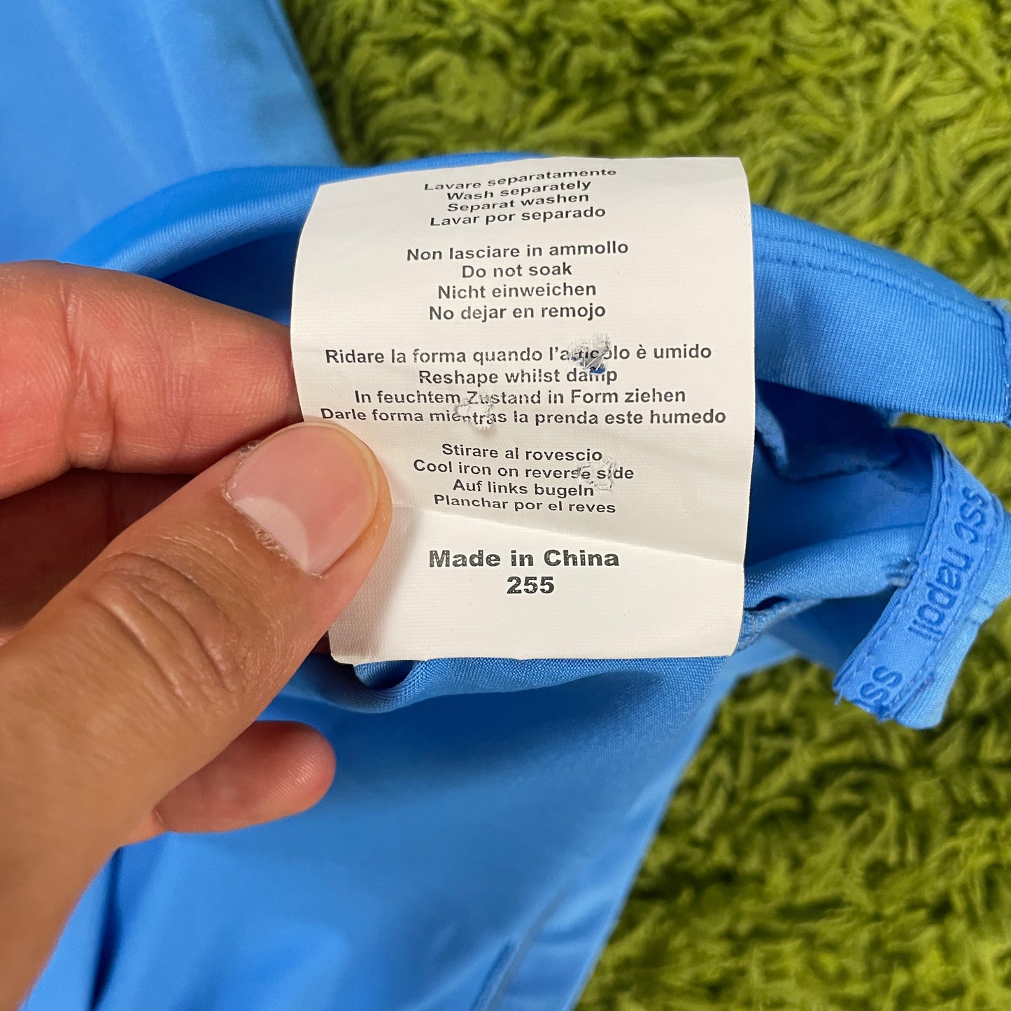 Macron SSC Neapel Inler Trikot blau Größe XL 2011 2012