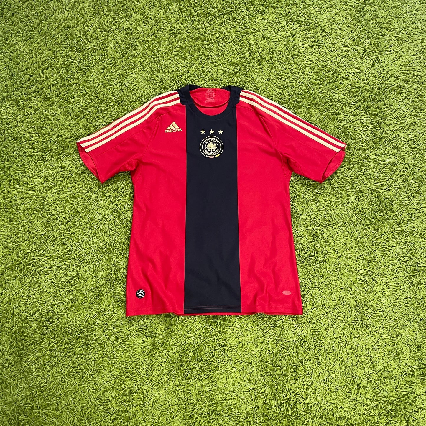 Adidas Deutschland Trikot rot schwarz Größe M 2008