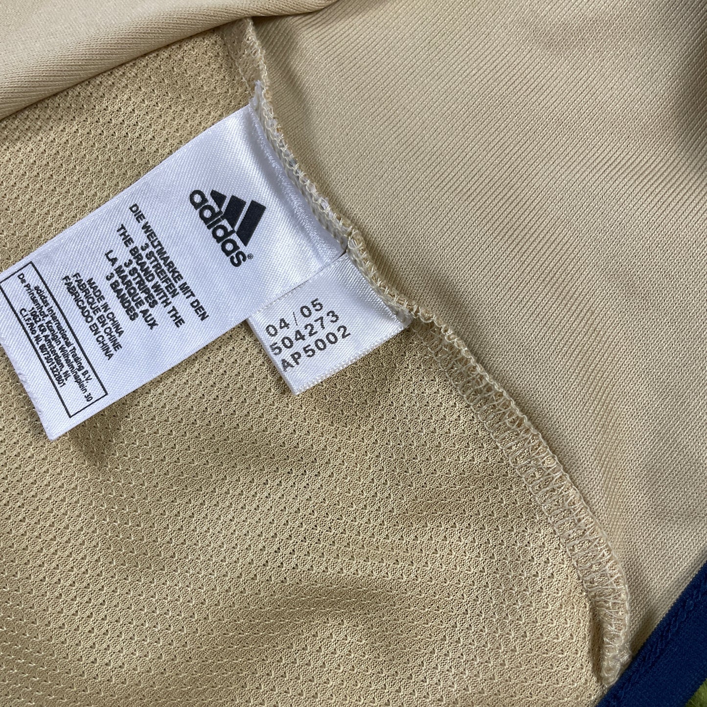 Adidas Olympique Marseille Tanktop Gold Größe L 2005