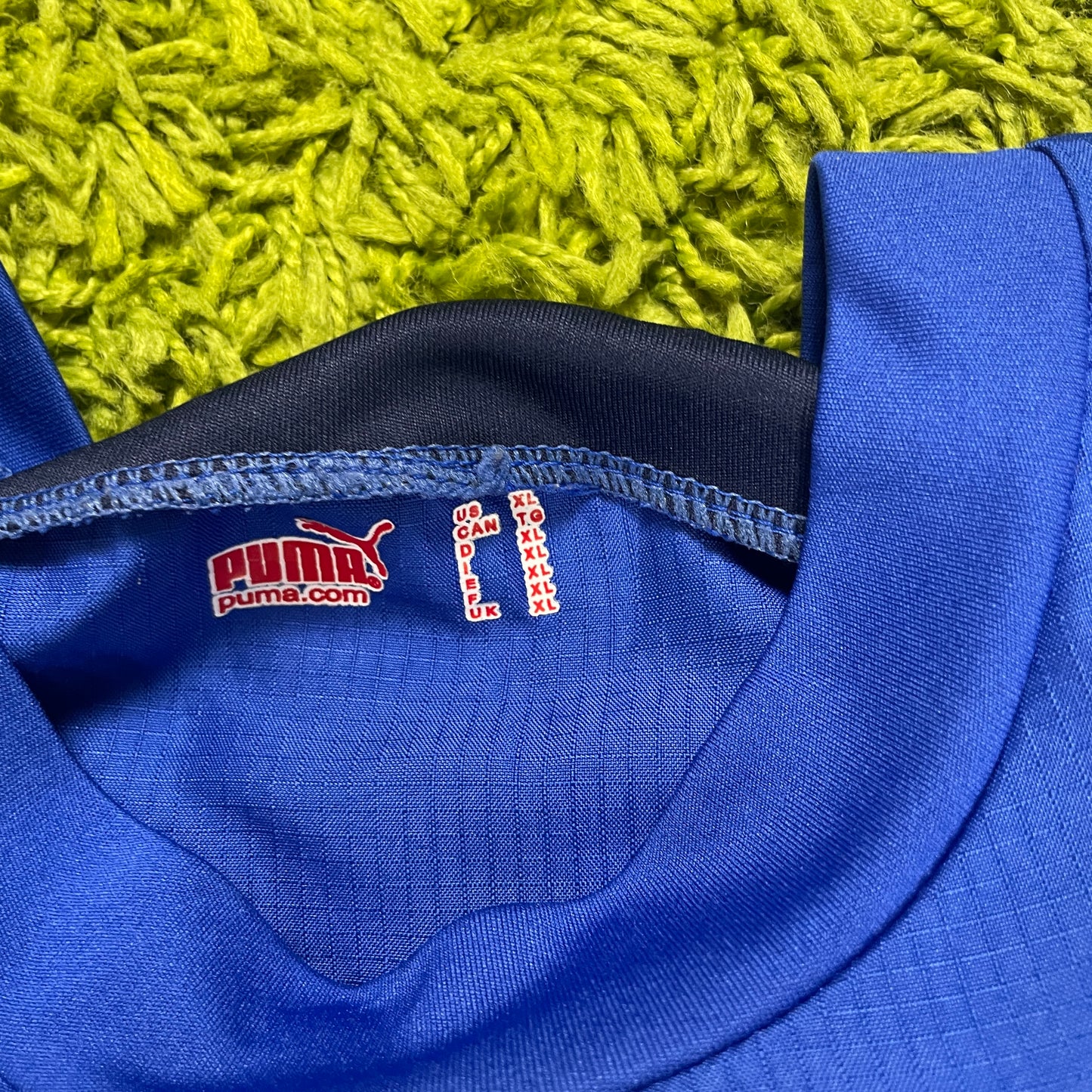 Puma Italien Del Piero Trikot blau Größe XL 2006