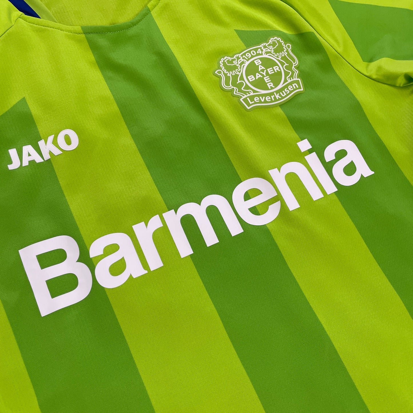Jako Bayer 04 Leverkusen Trikot grün Torwart Größe M 2021 2022