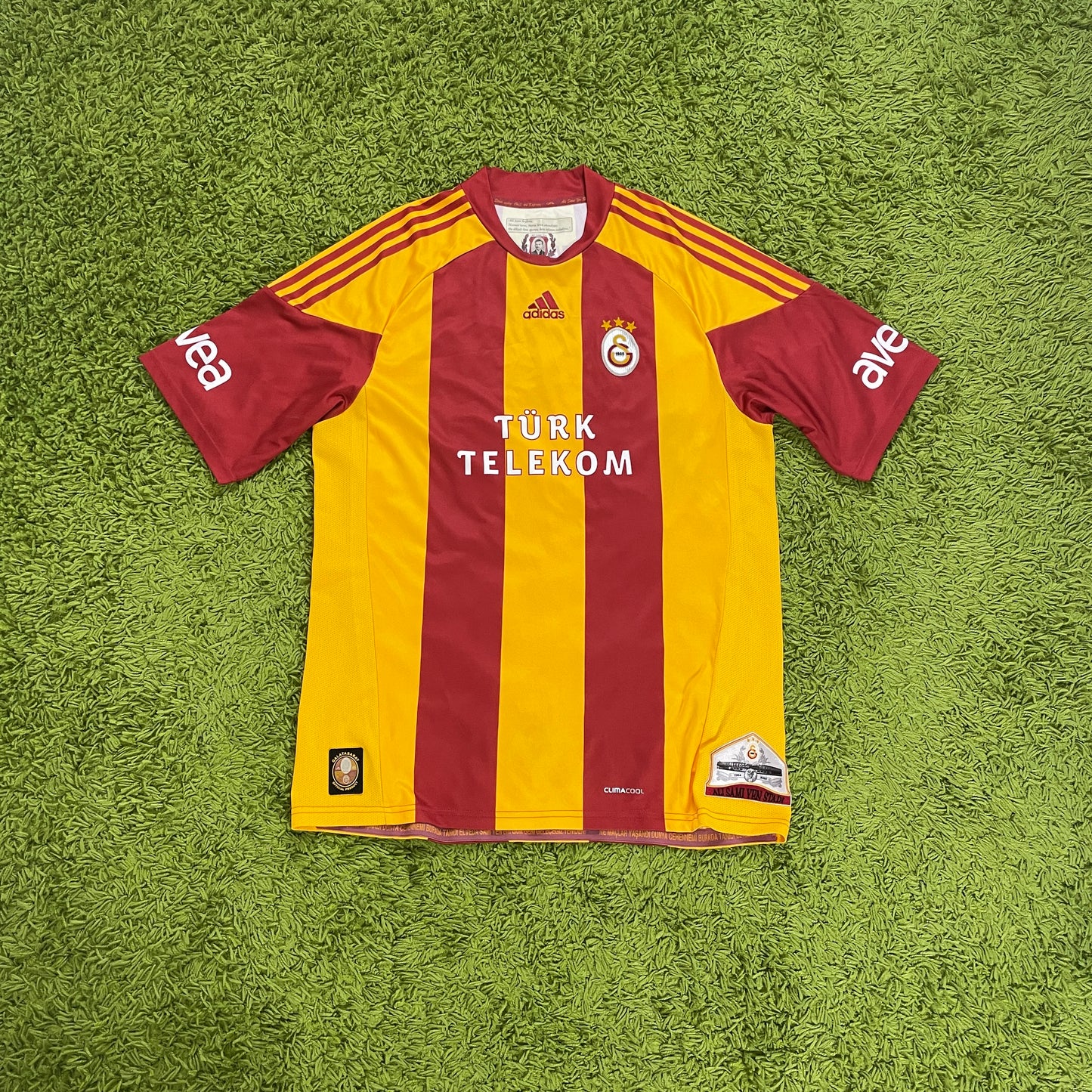 Adidas Galatasaray SK Kazim Kazim Richards Trikot rot Größe XL 2010 2011 Ali Sami Yen