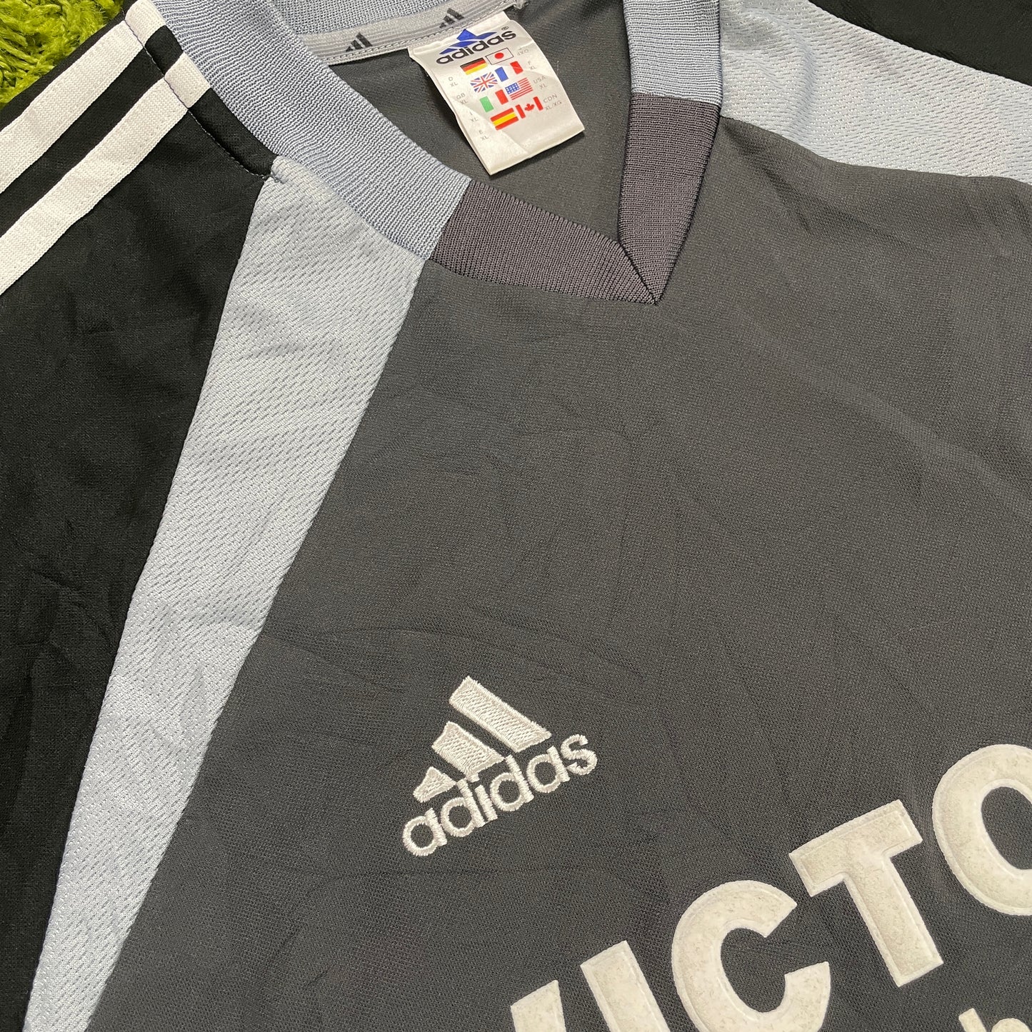 Adidas Schalke 04 Wilmots Trikot grau Größe XL 2001 2002