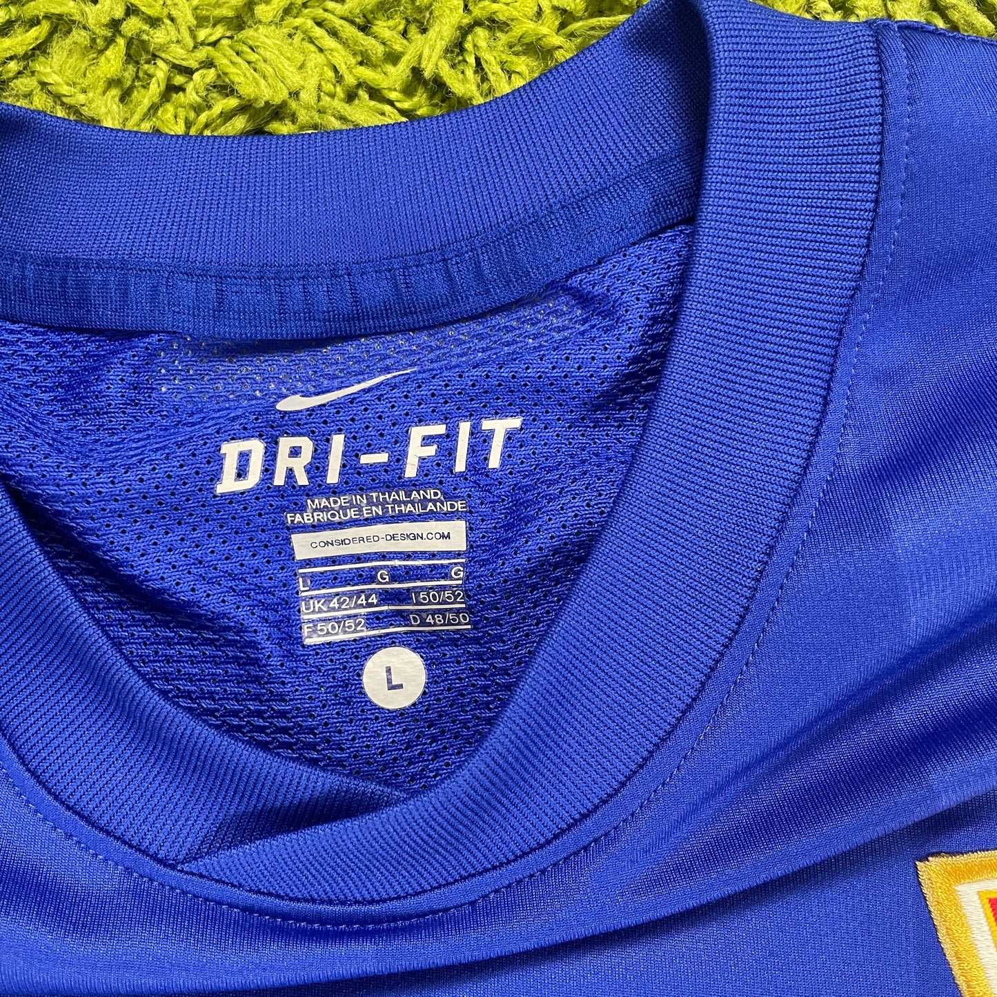Nike Kroatien Trikot blau Größe L Spielerversion 2010 2012
