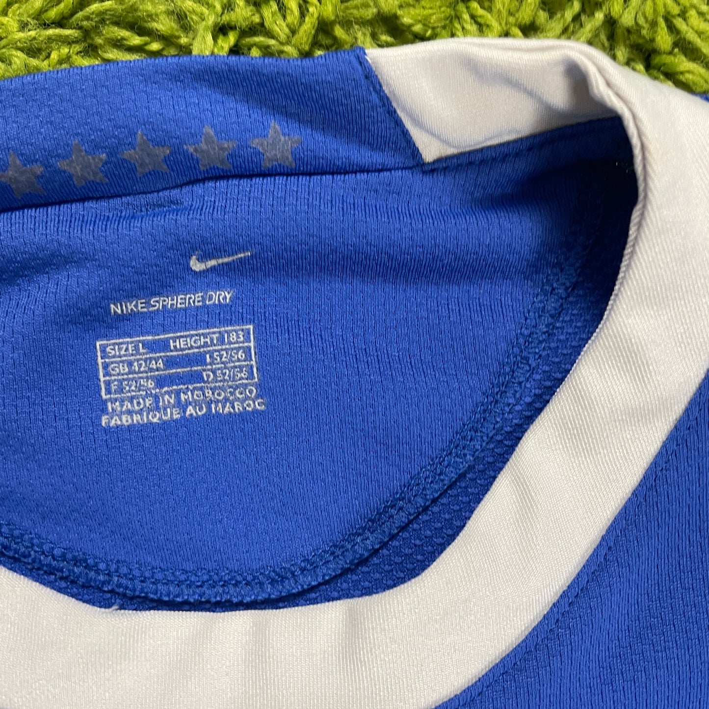 Nike Brasilien Trikot blau Größe L 2006 2008