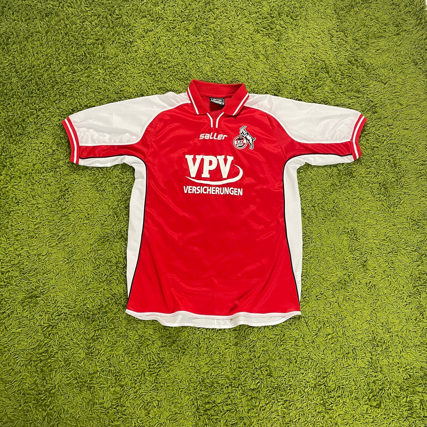 Saller 1. FC Köln Trikot Größe XL rot 2002 2003
