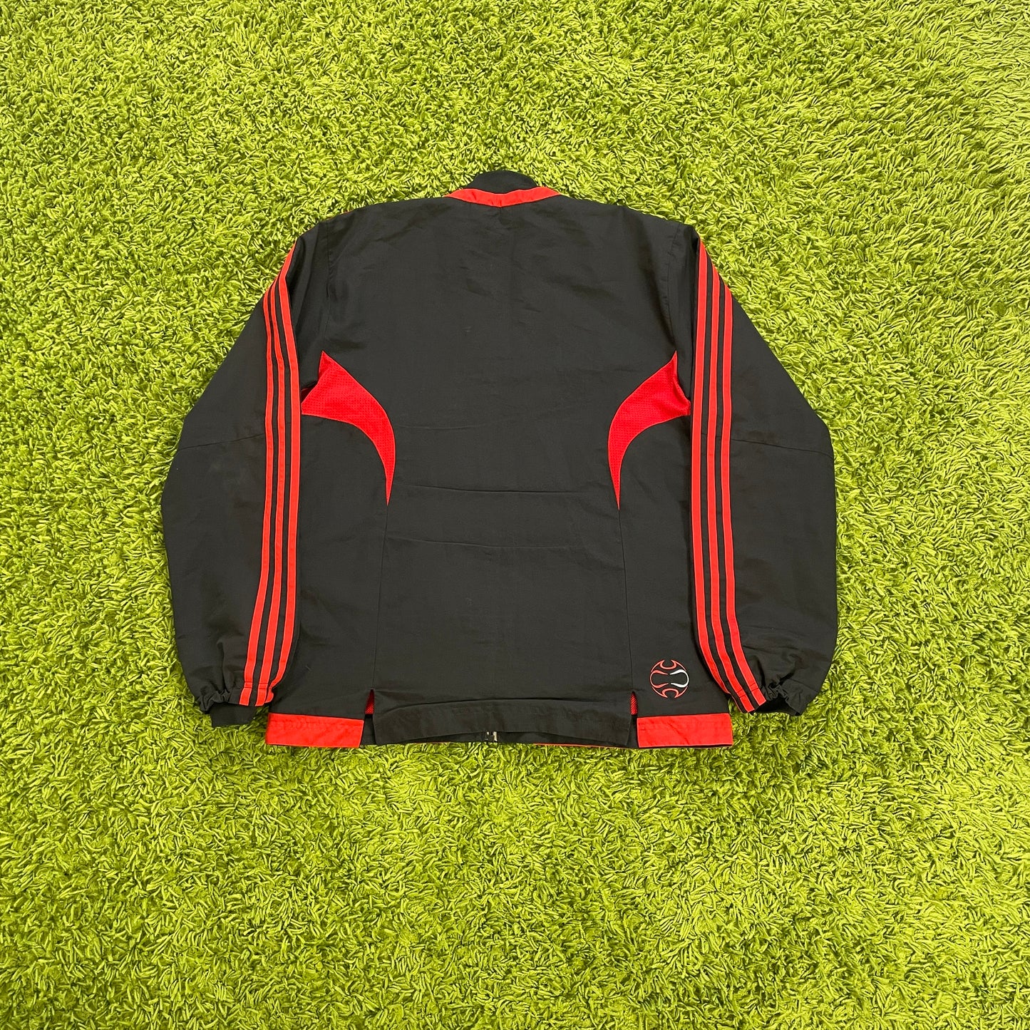 Adidas AC Mailand Milan Trainingsjacke Trackjacket schwarz Größe L 2007