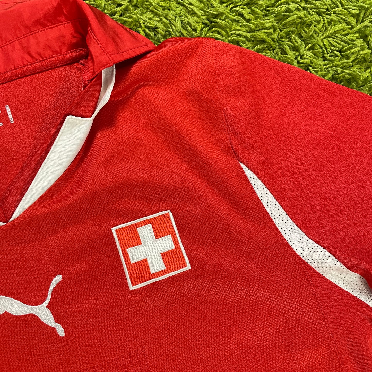 Puma Schweiz Barnetta Trikot rot Größe M 2010
