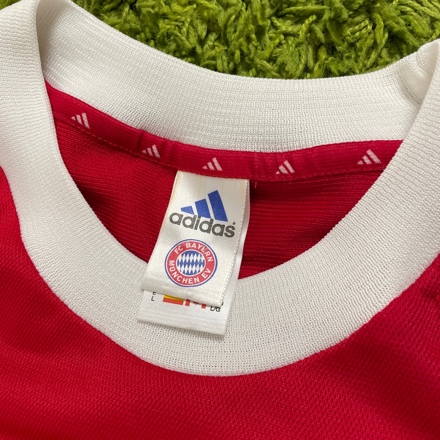 Adidas FC Bayern München Trikot Strunz rot Größe L 2000 2001