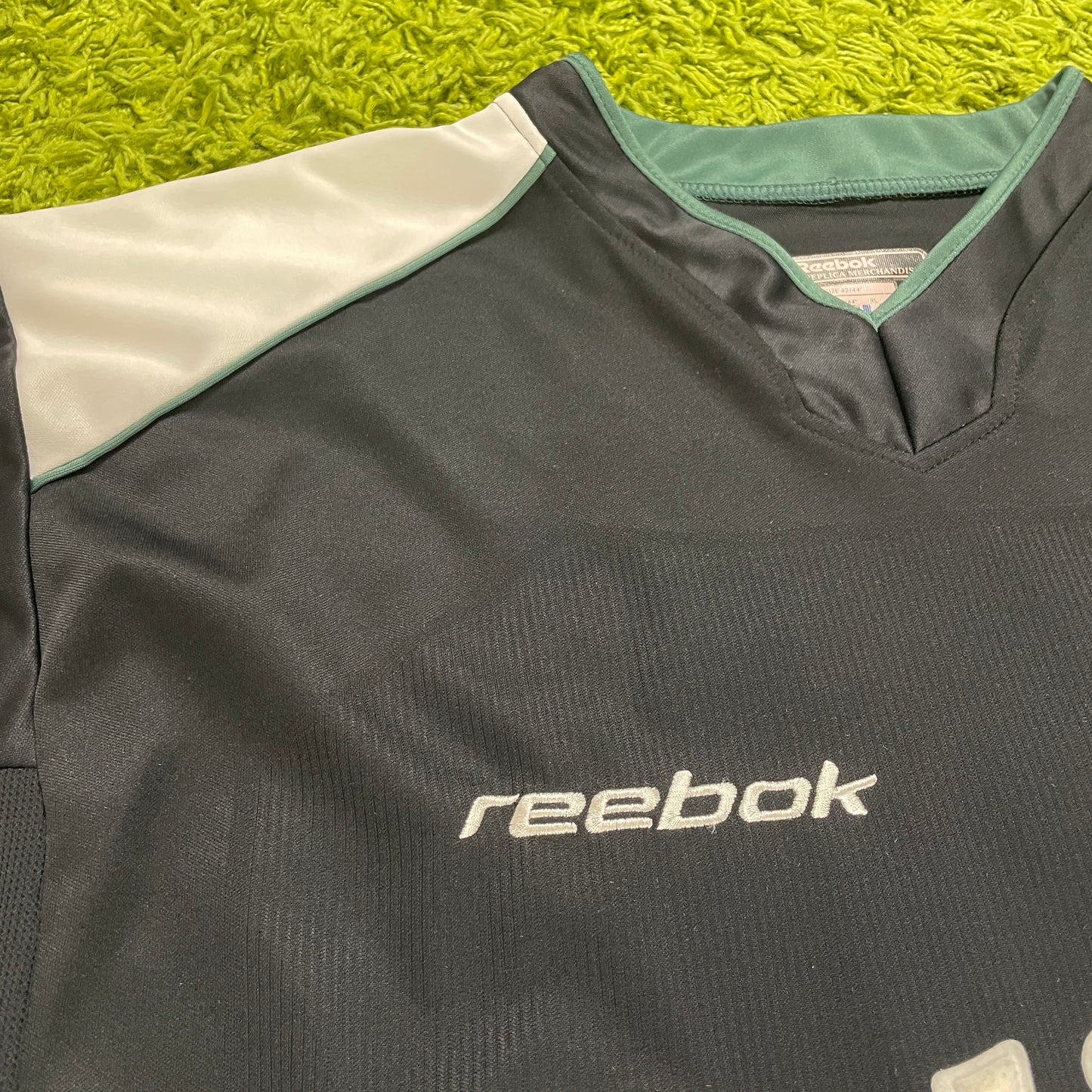Reebok Borussia Mönchengladbach Van Lent Trikot schwarz Größe XL 2001 2002