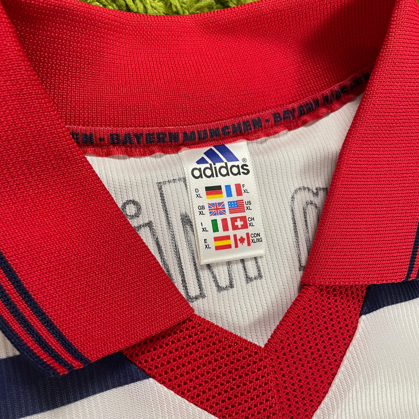 Adidas FC Bayern München Trikot weiß Größe XL 1998 2000