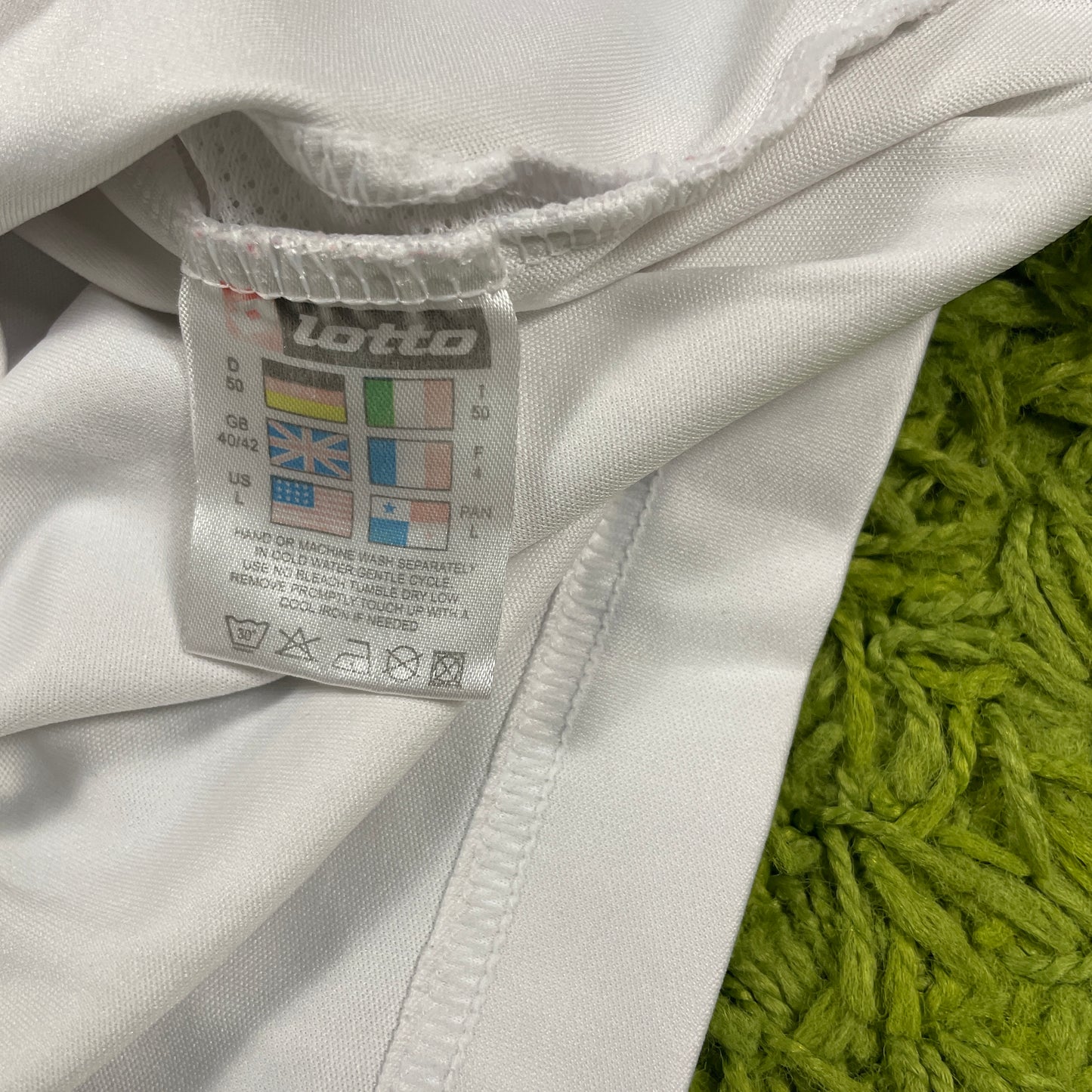 Lotto Panama Trikot weiß Größe L