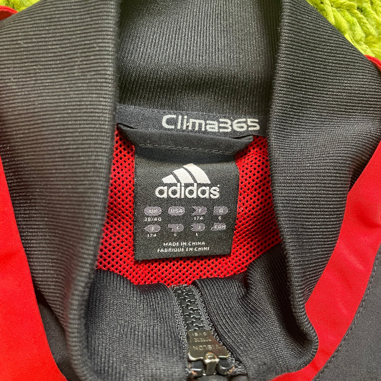 Adidas AC Mailand Milan Trainingsjacke Trackjacket schwarz Größe L 2007