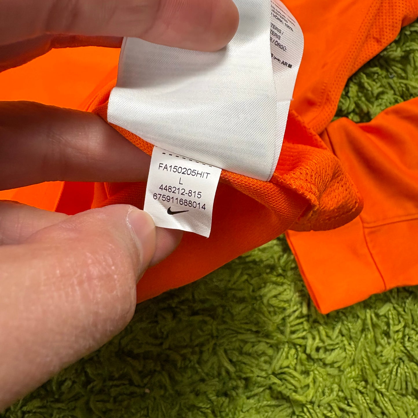 Nike FC Augsburg Trikot Gelios Orange Größe L 2016 2017