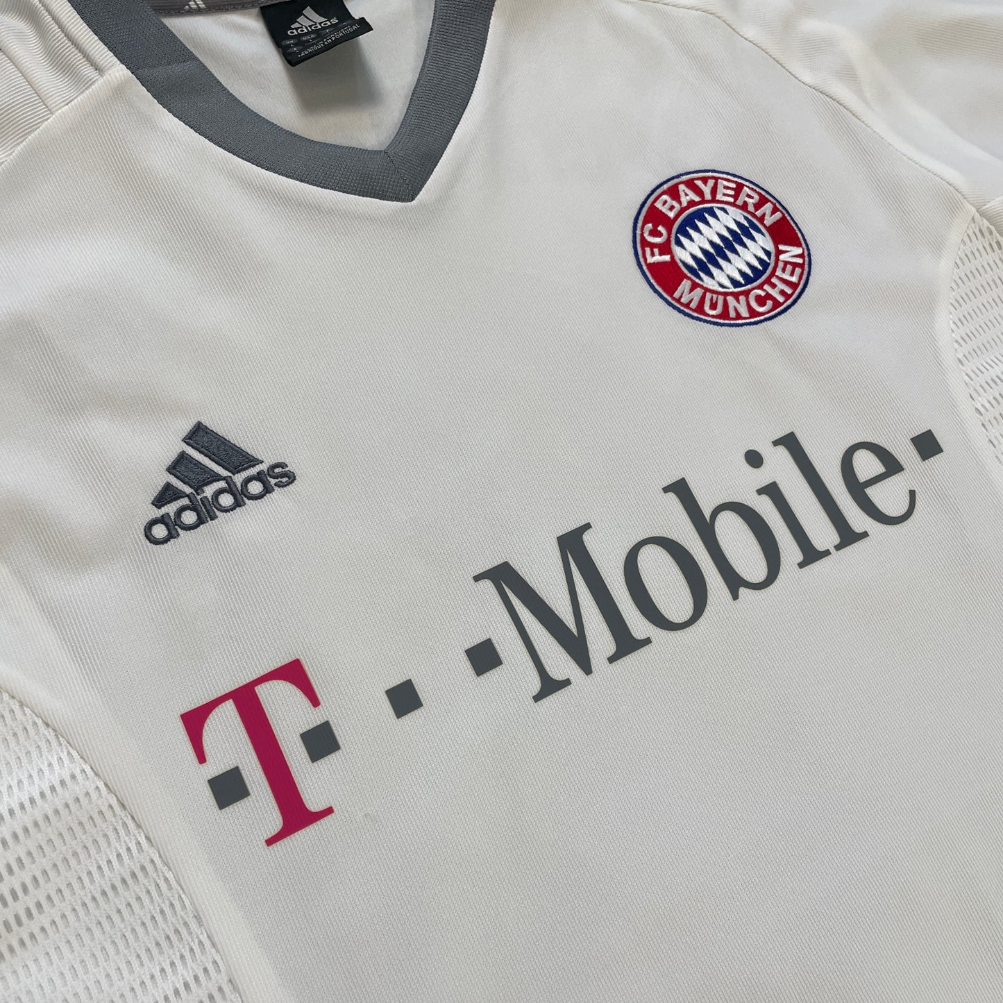 Adidas FC Bayern München Kovac Trikot weiß Größe L 2002 2003