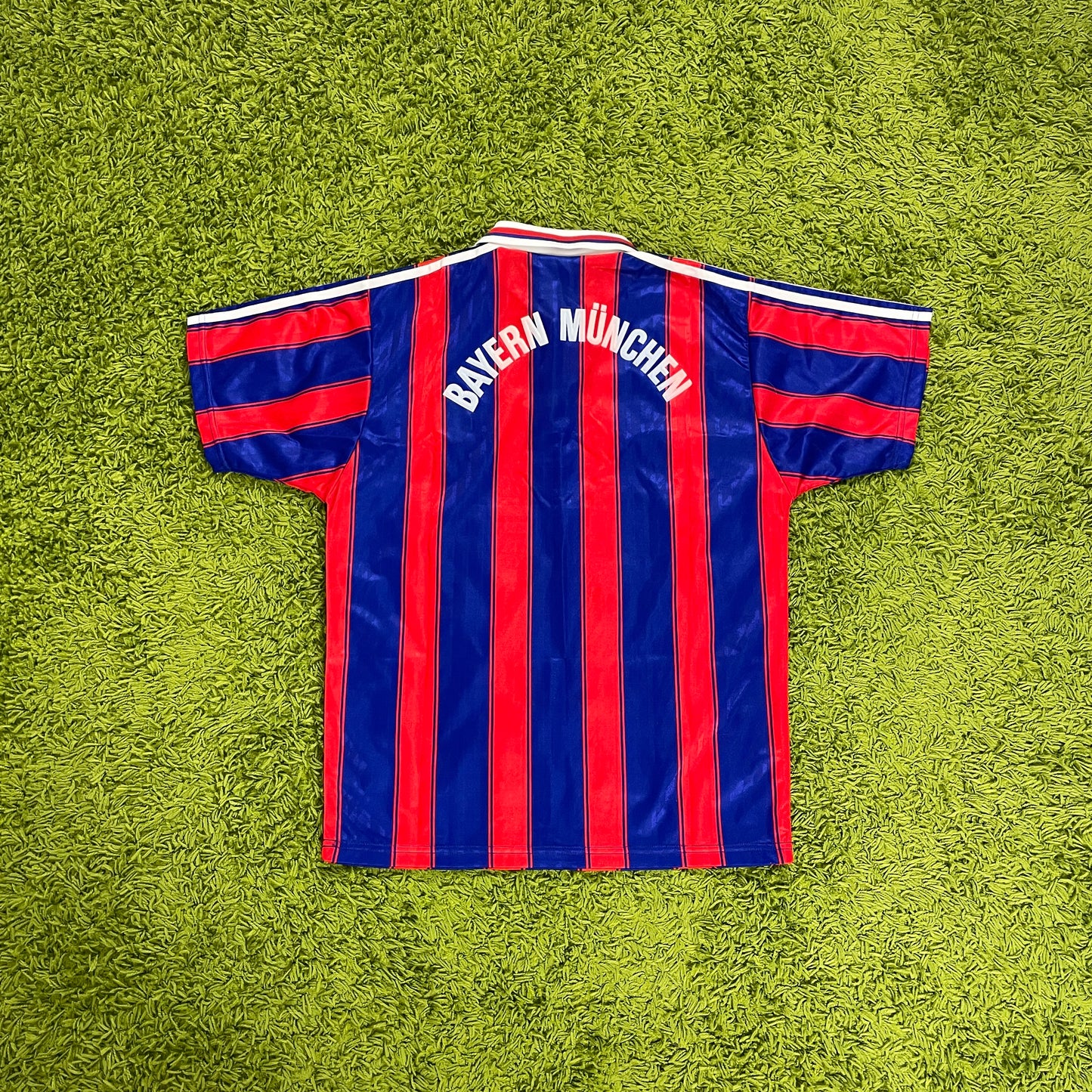 Adidas FC Bayern München Trikot blau rot Größe M 1995 1997