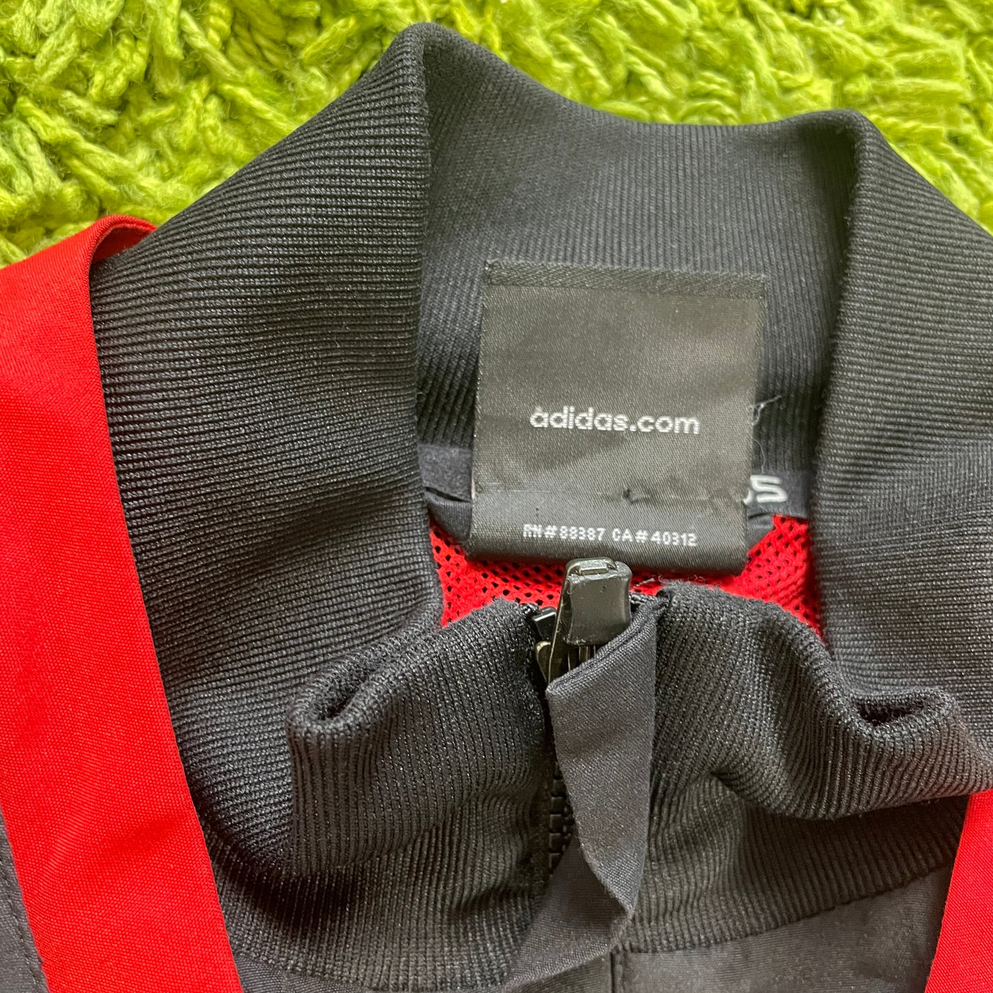 Adidas AC Mailand Milan Trainingsjacke Trackjacket schwarz Größe L 2007