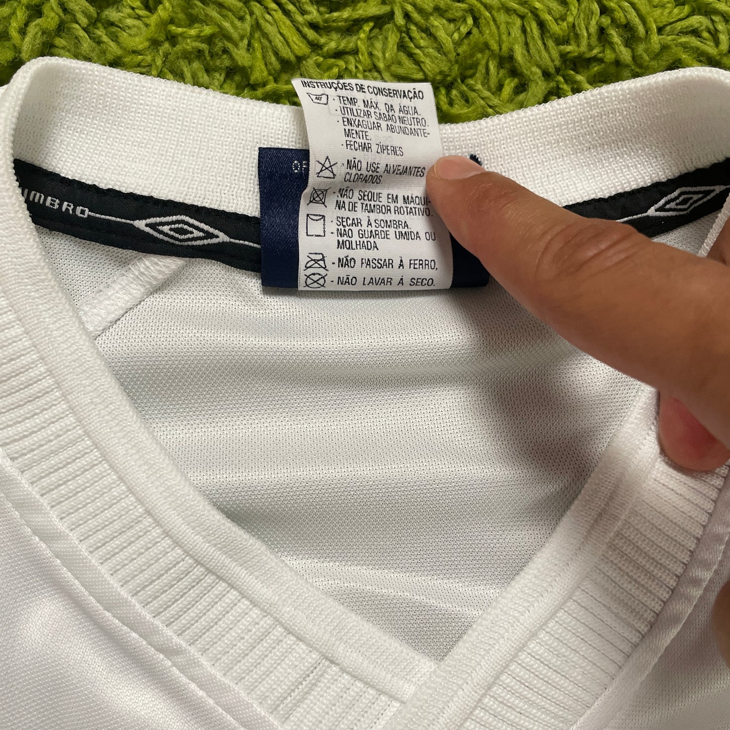 Umbro FC Santos Trikot weiß Größe XL 2001 #9