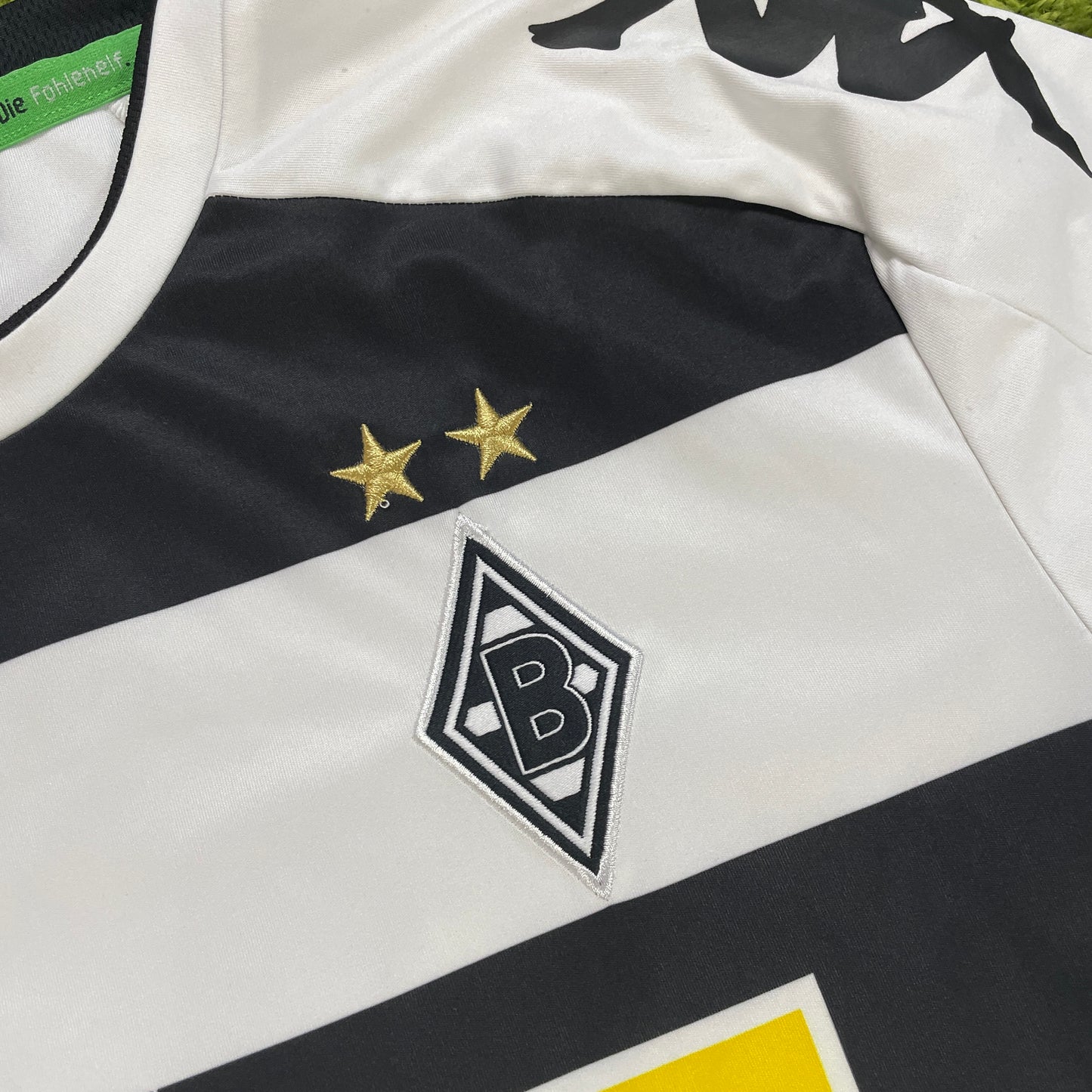 Kappa Borussia Mönchengladbach Elvedi Trikot weiß Größe XL 2016 2017