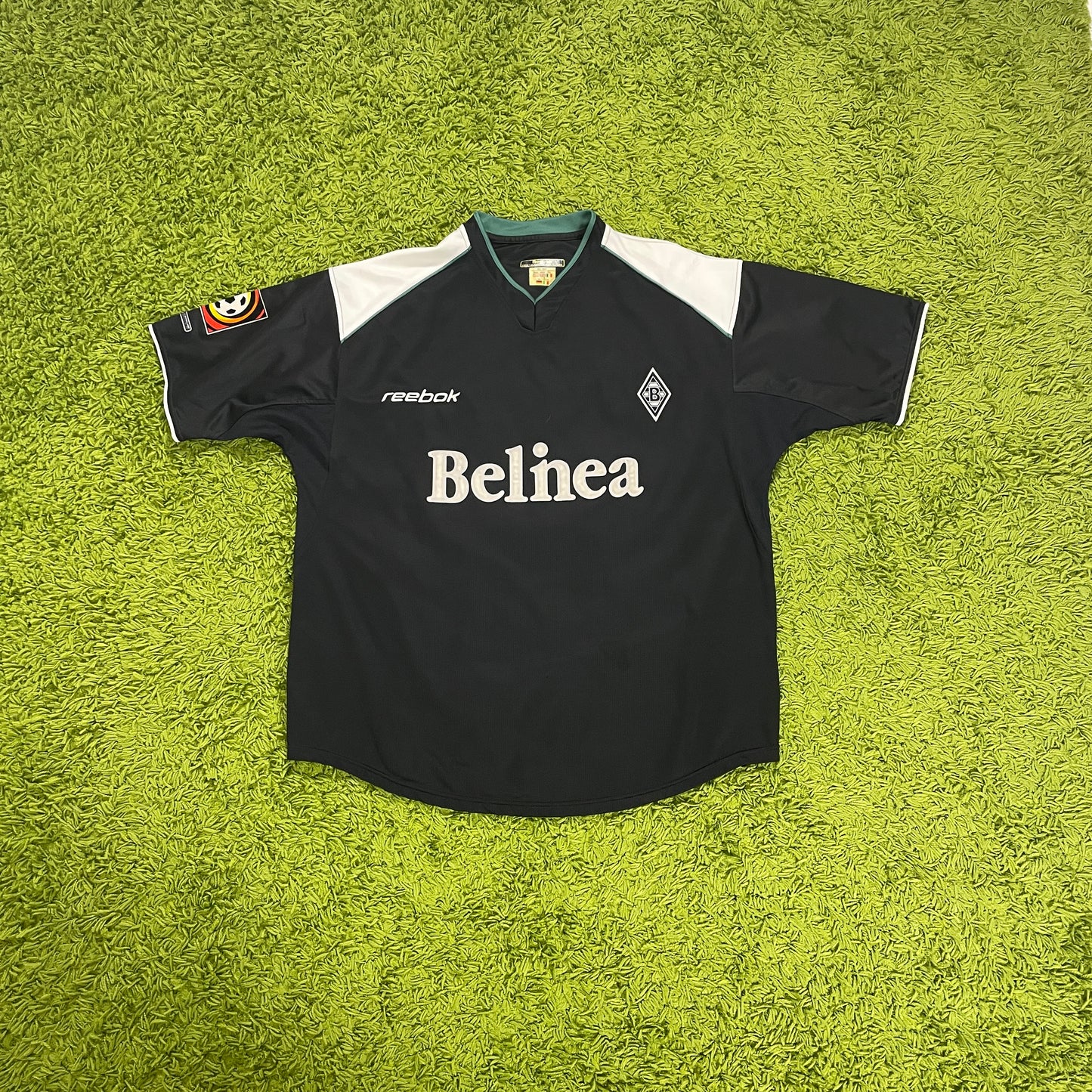 Reebok Borussia Mönchengladbach Lanzaat Trikot schwarz Größe XXL 2001 2002