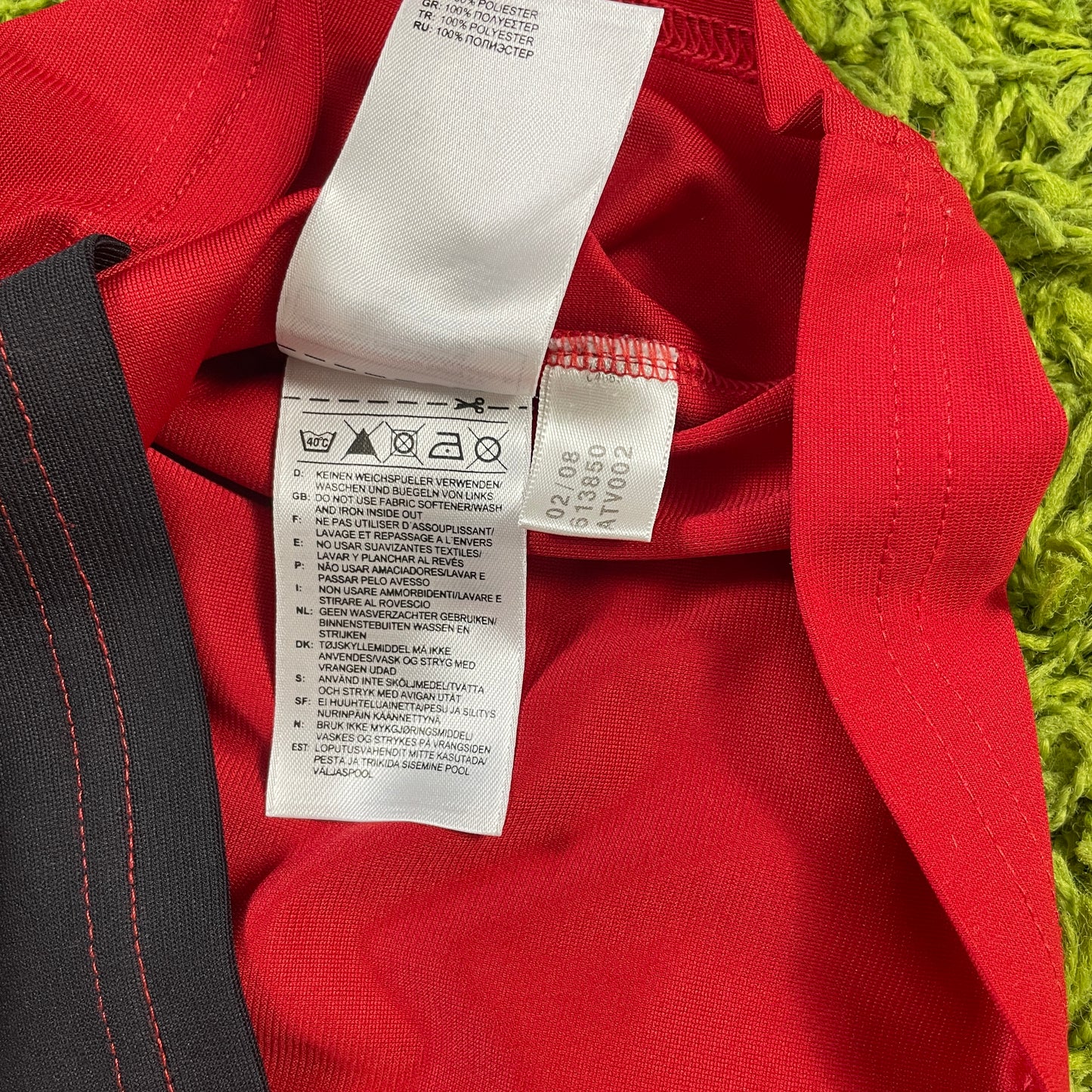 Adidas Deutschland Trikot rot schwarz Größe M 2008