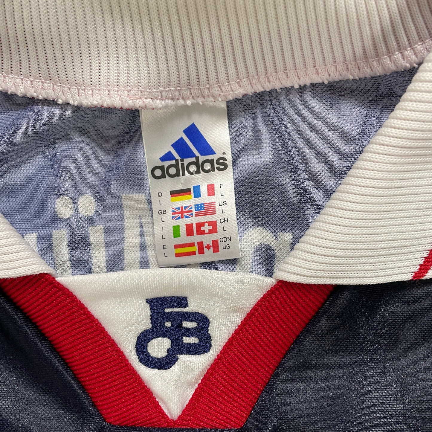 Adidas FC Bayern München Strunz Trikot blau Größe L 1997 1999