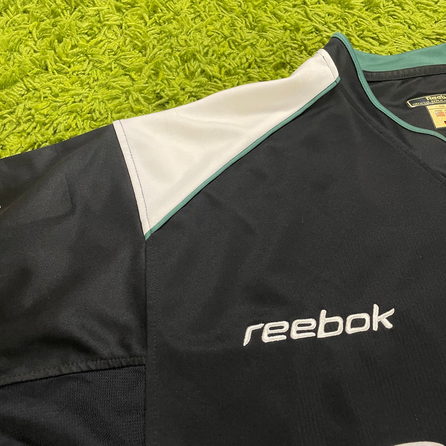 Reebok Borussia Mönchengladbach Lanzaat Trikot schwarz Größe XXL 2001 2002