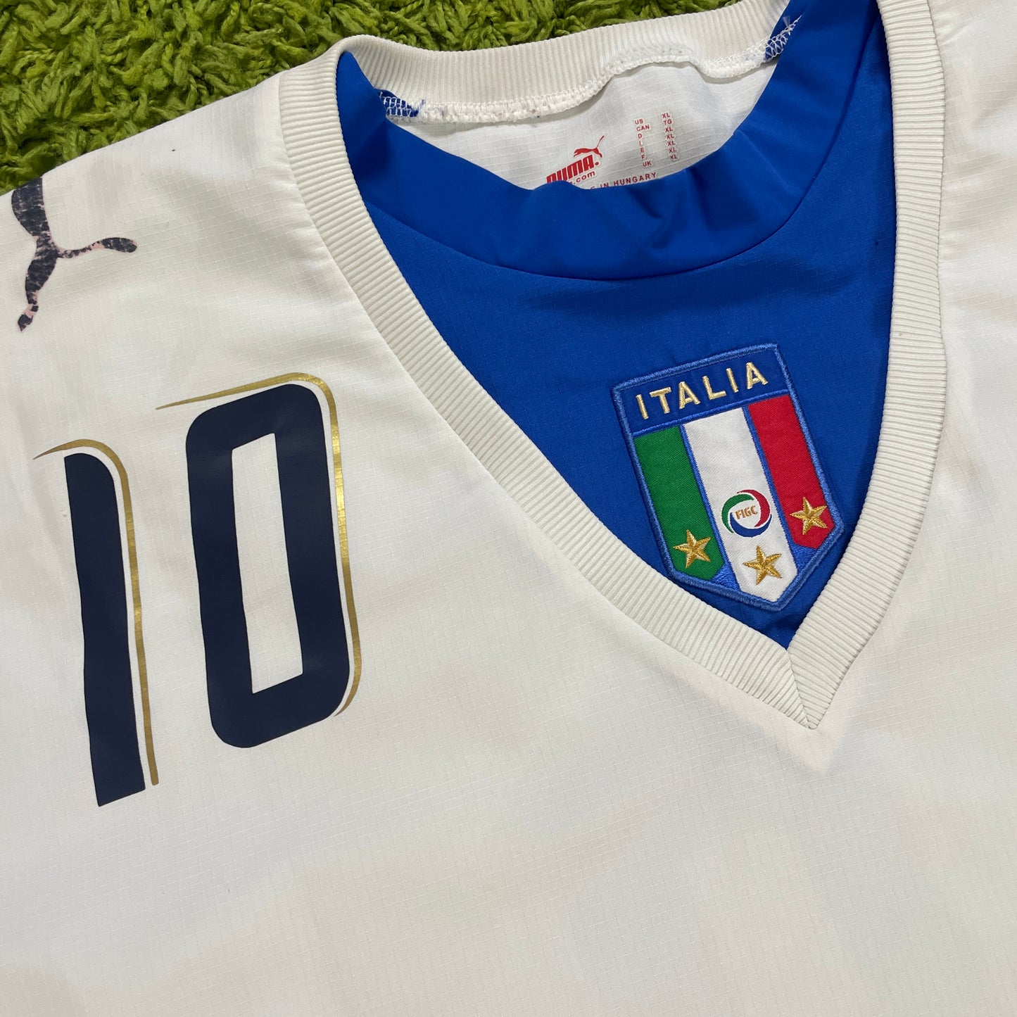 Puma Italien Totti Trikot weiß Größe XL 2006