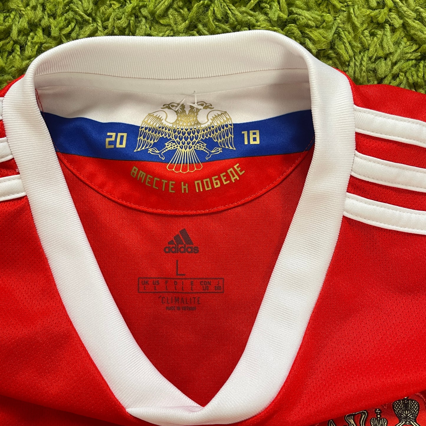 Adidas Russland Trikot rot Größe L 2018
