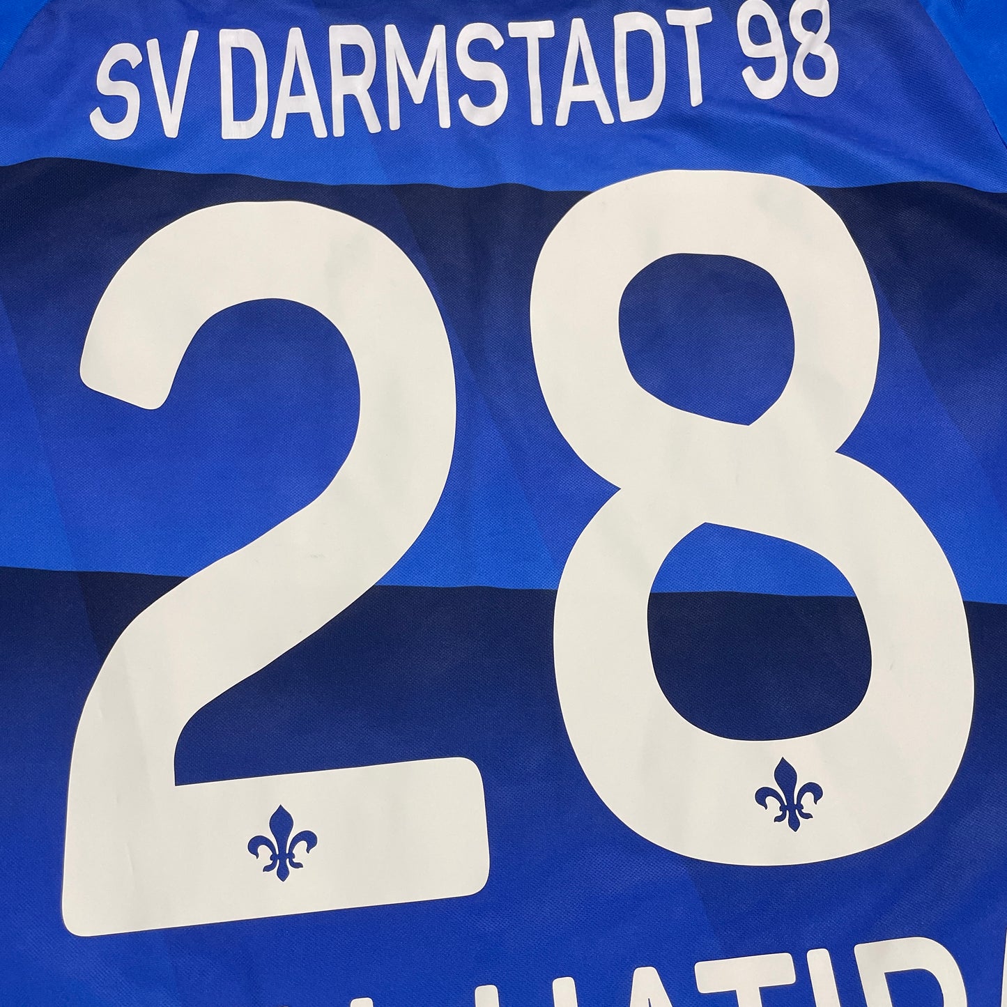 Jako SV Darmstadt Ben Hatira Trikot blau Größe L 2016 2017