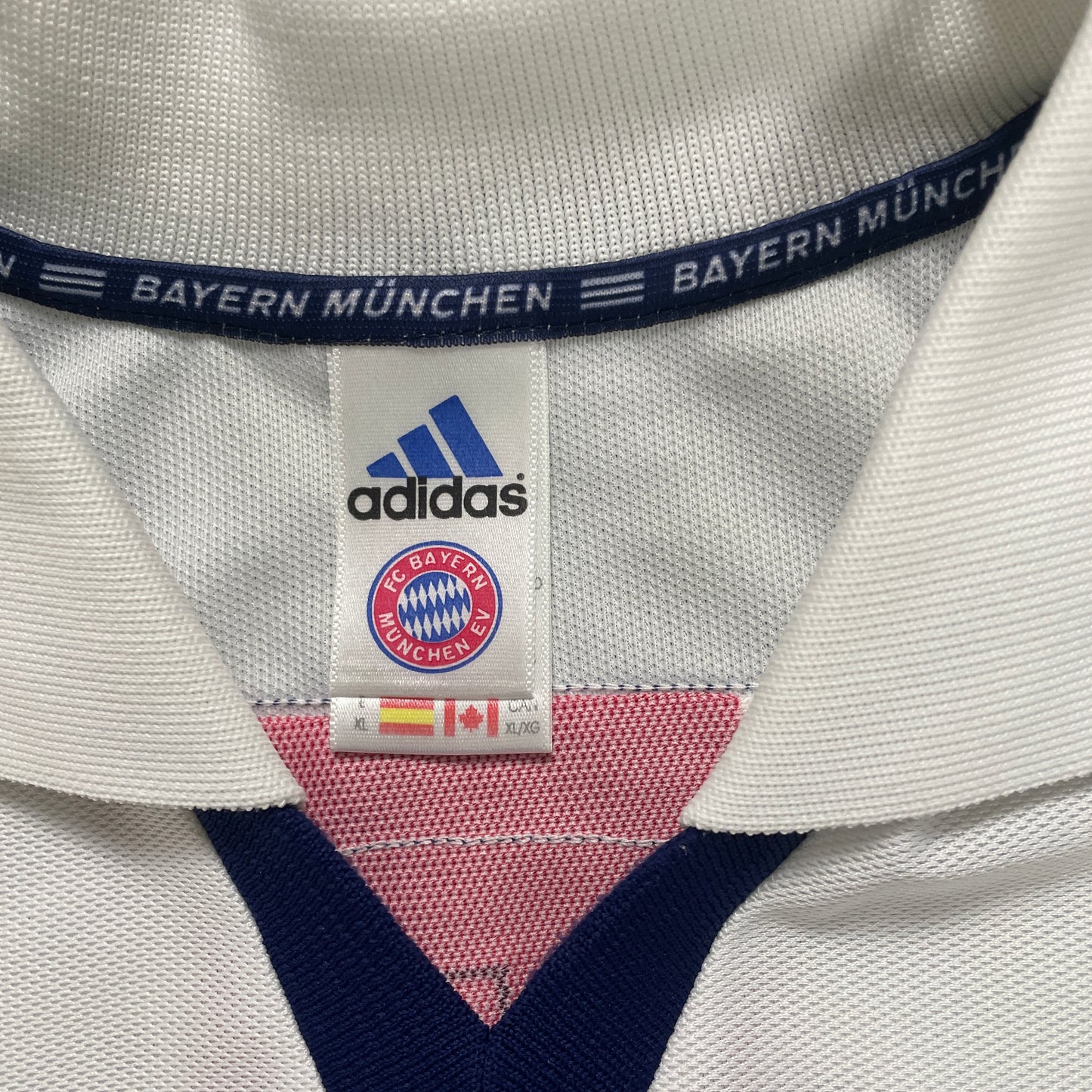 Adidas FC Bayern München Trikot weiß Salihamidzic Größe XL 2000 2002