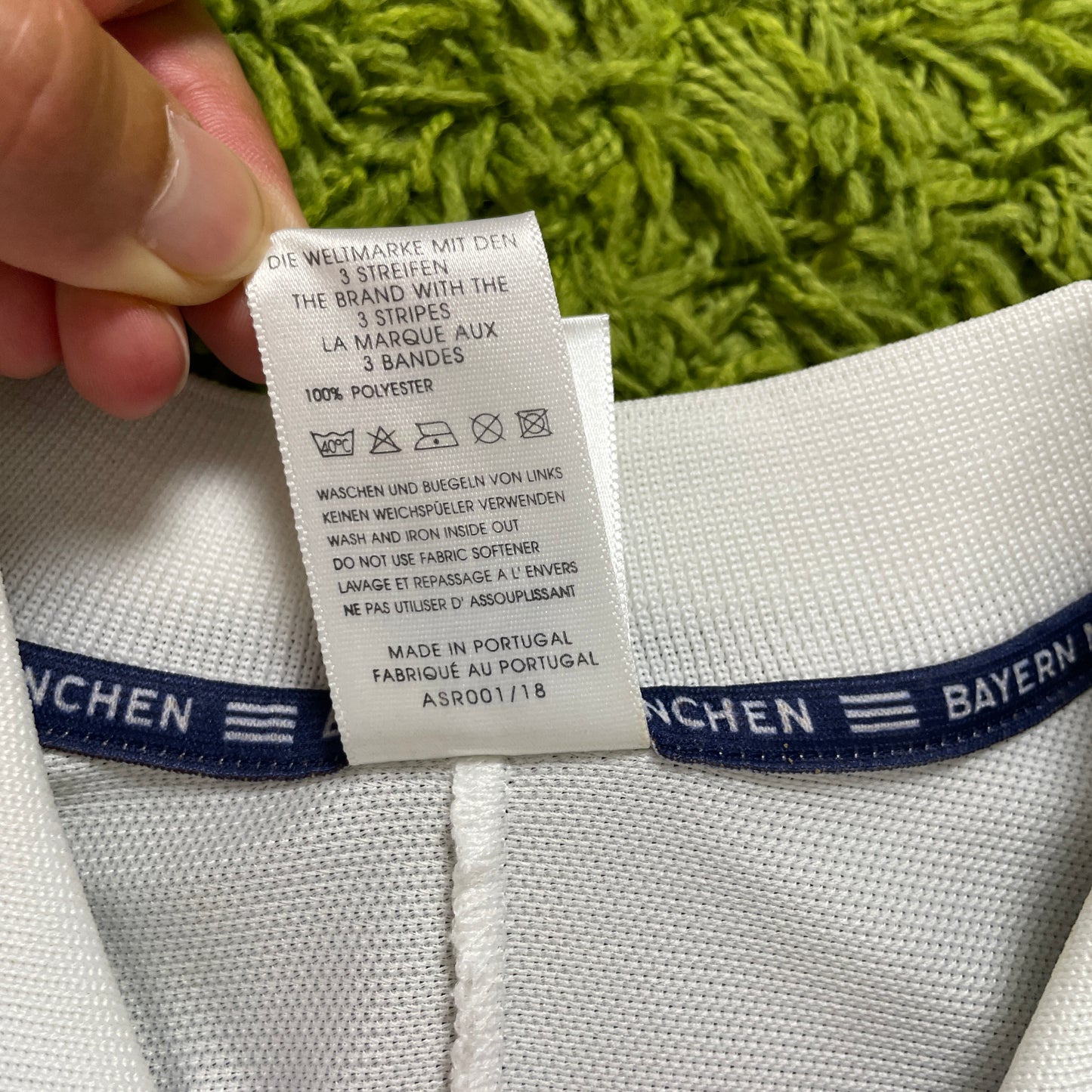 Adidas FC Bayern München Trikot weiß Strunz Größe L 2000 2002