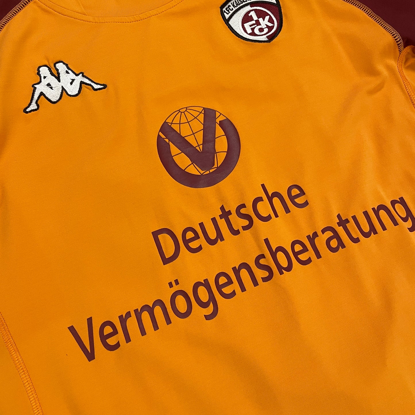 Kappa 1. FC Kaiserslautern Zandi Trikot orange Größe XL 2004 2005