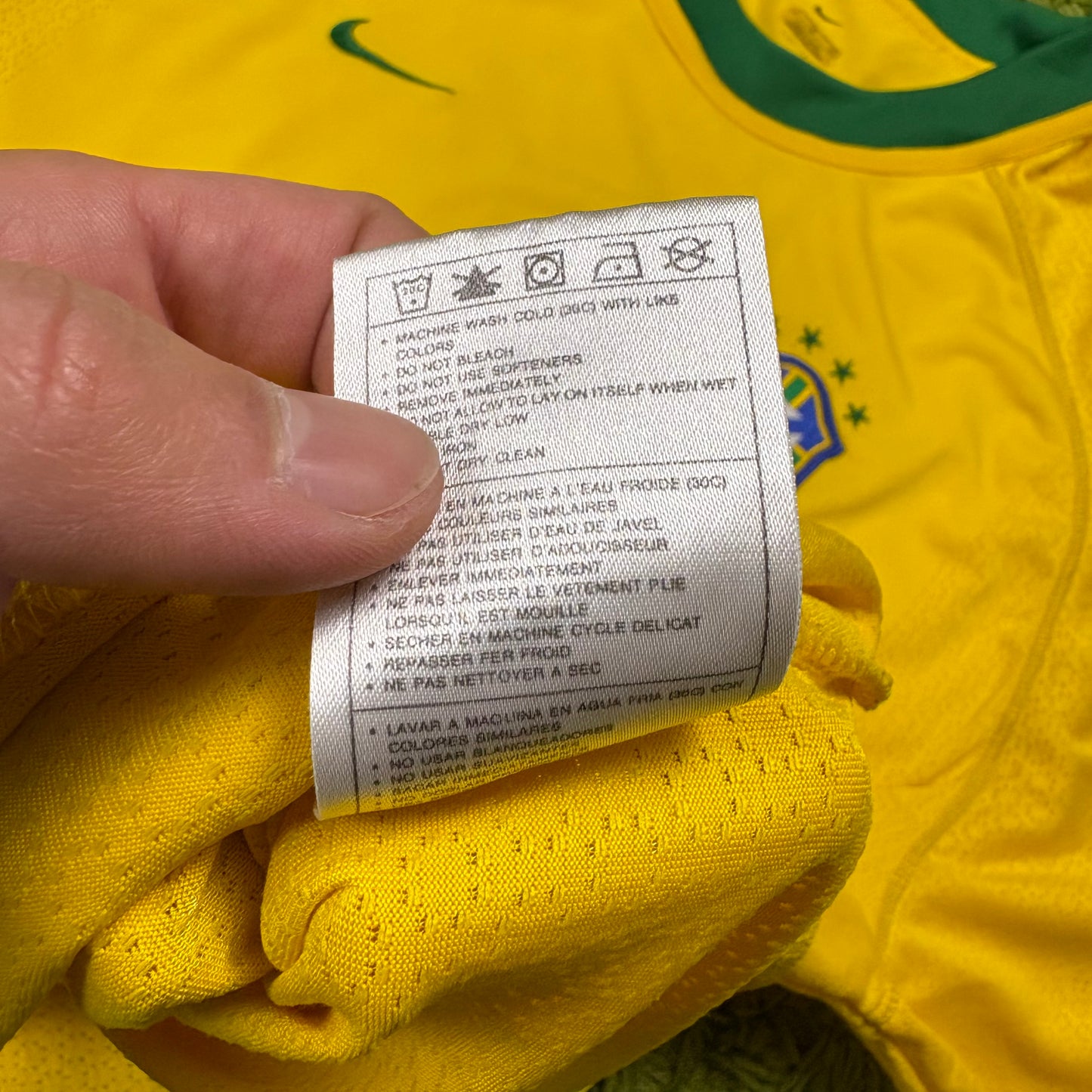 Nike Brasilien Trikot Gelb Größe L 2000 2002 Brazil Brasil