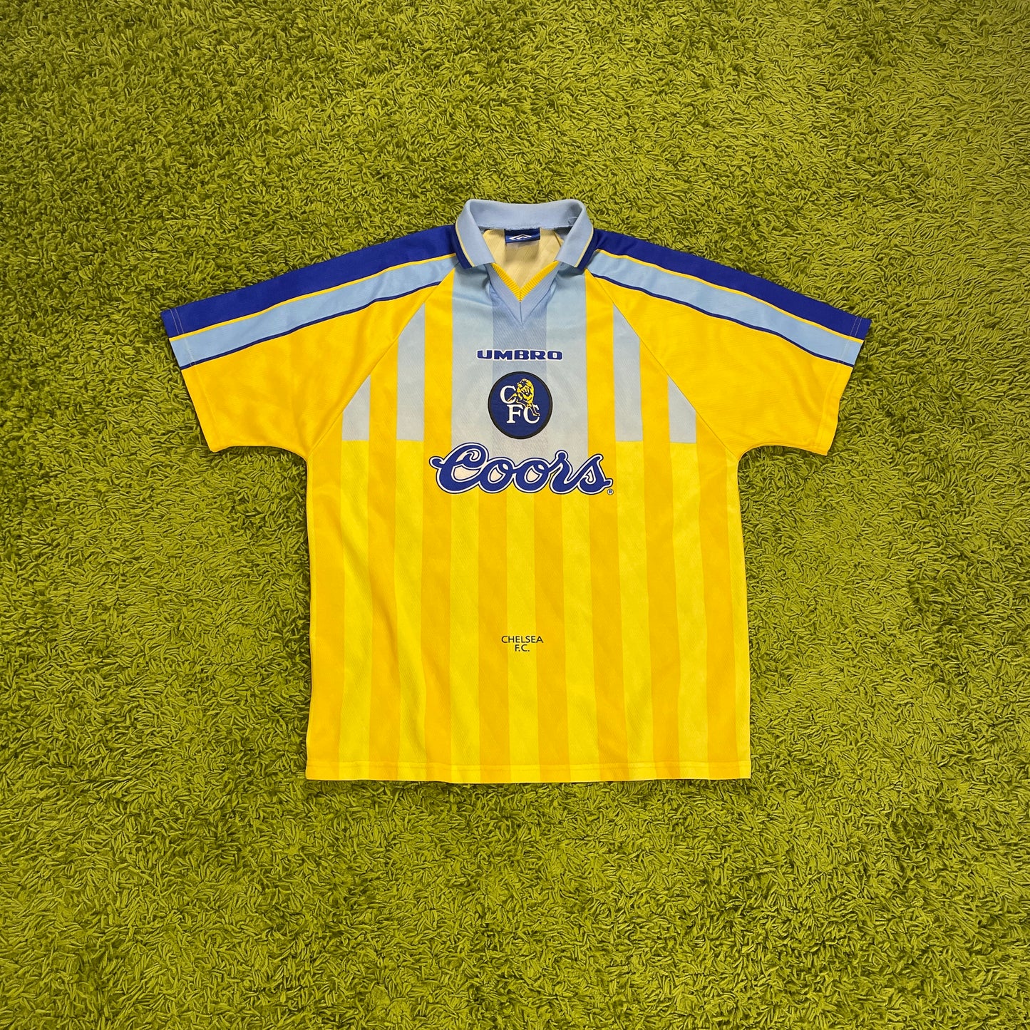 Umbro Chelsea FC Trikot gelb Größe XL 1996 1997