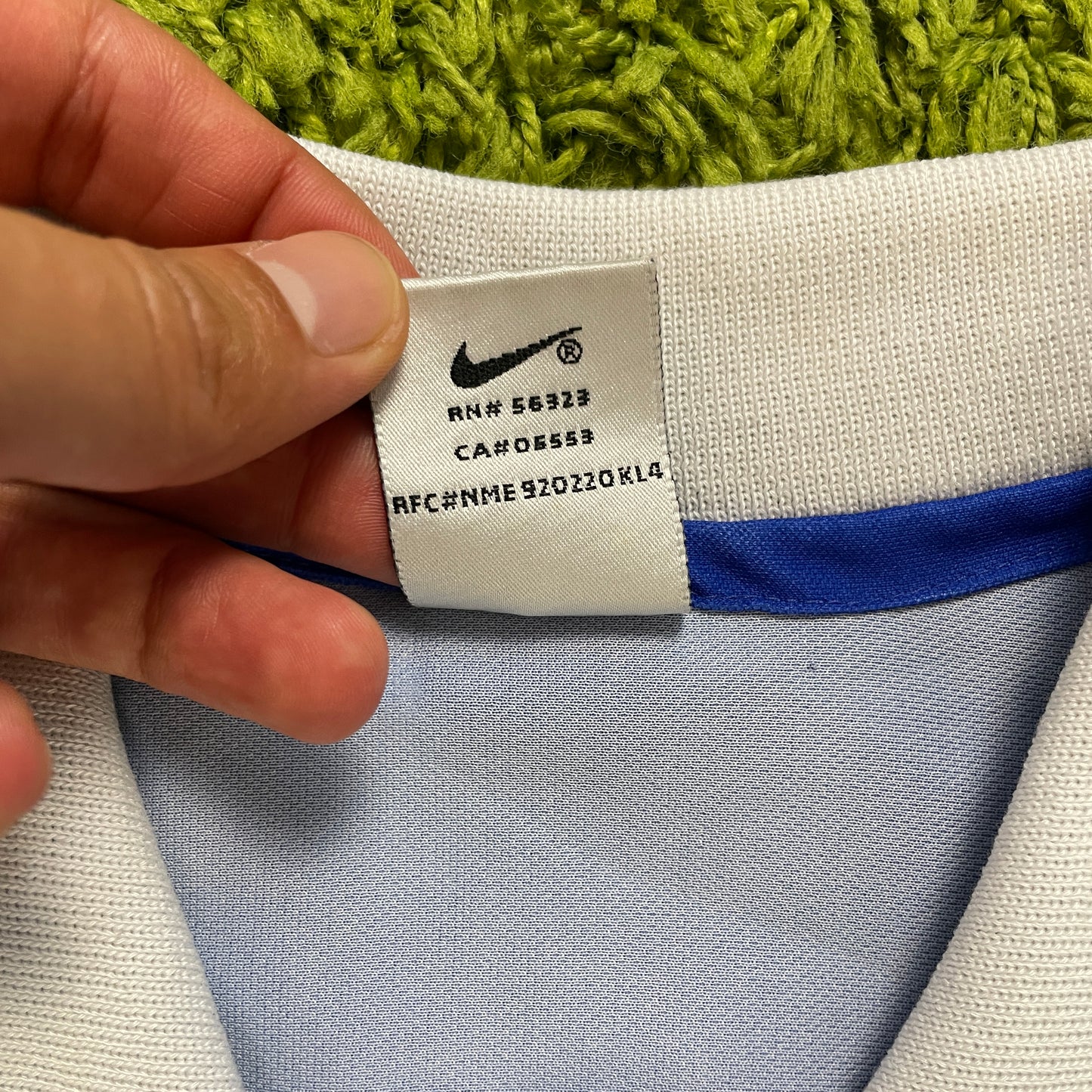 Nike Glasgow Rangers Trikot blau Größe XL 1997 1999
