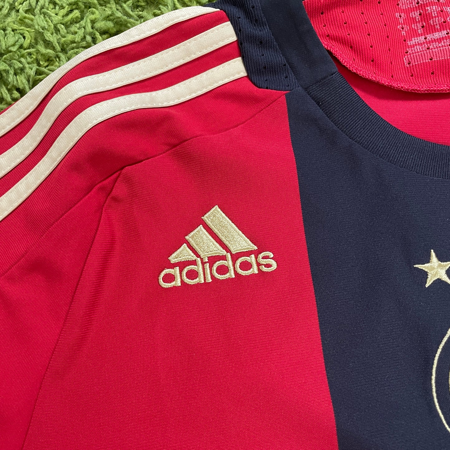 Adidas Deutschland Trikot rot schwarz Größe M 2008