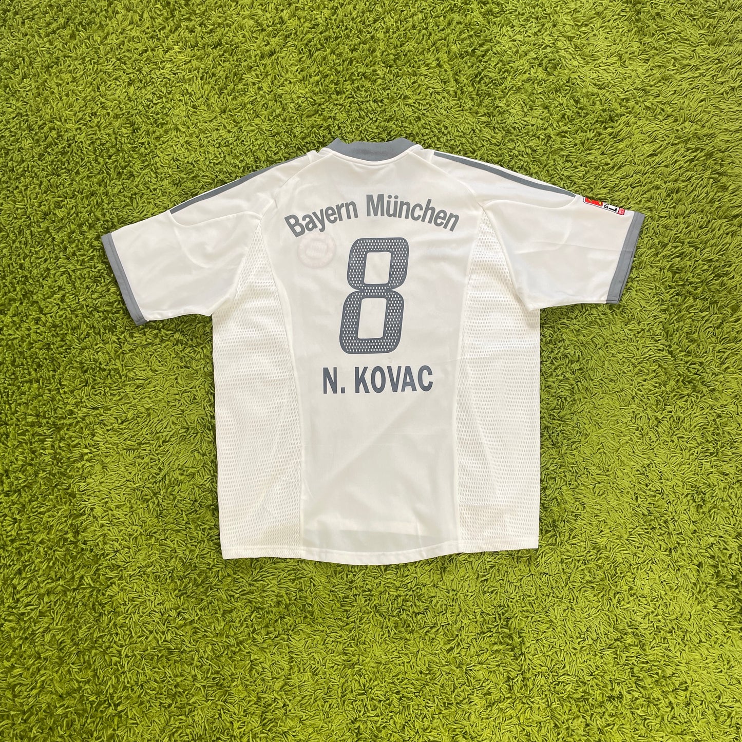 Adidas FC Bayern München Kovac Trikot weiß Größe L 2002 2003