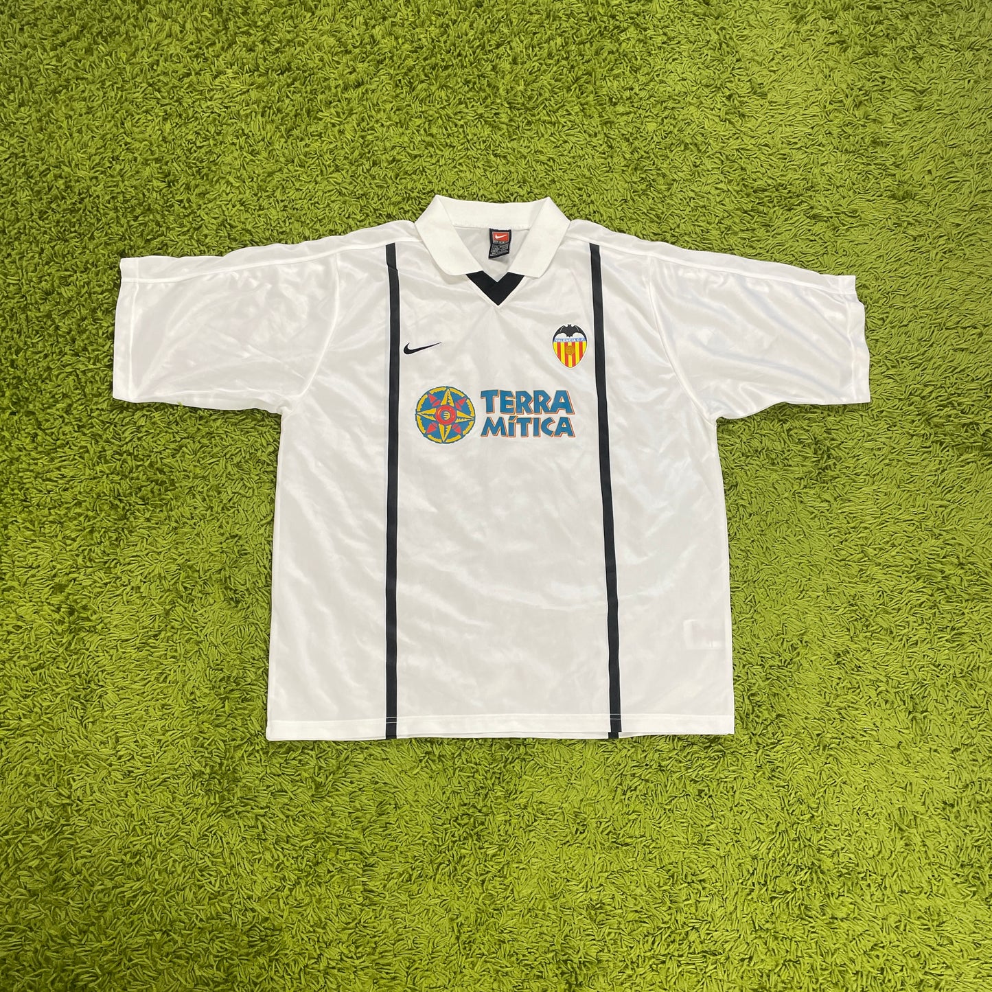 Nike Valencia CF Trikot Größe XL weiß 2000 2001