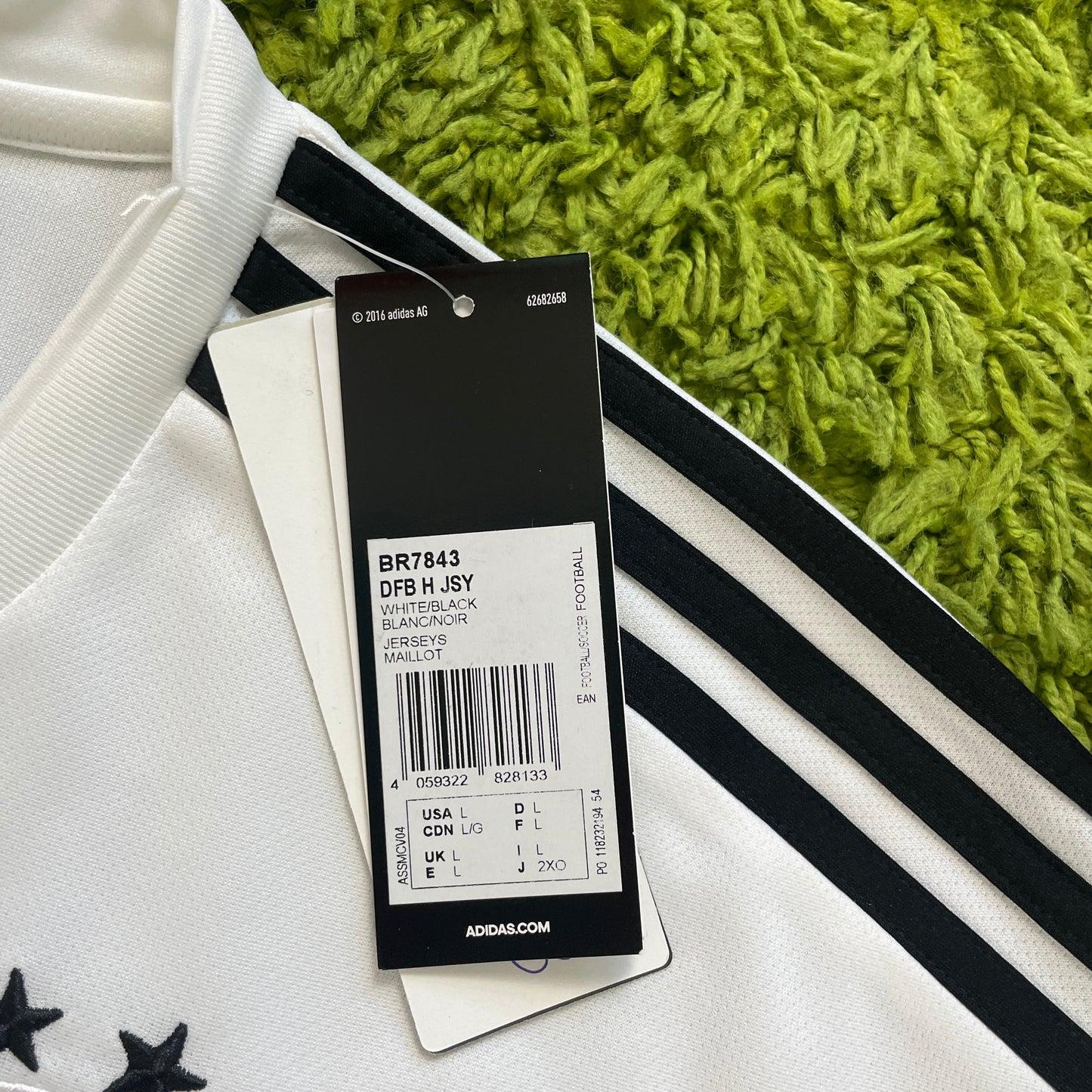 Adidas Deutschland DFB Werner Trikot weiß Größe L 2018