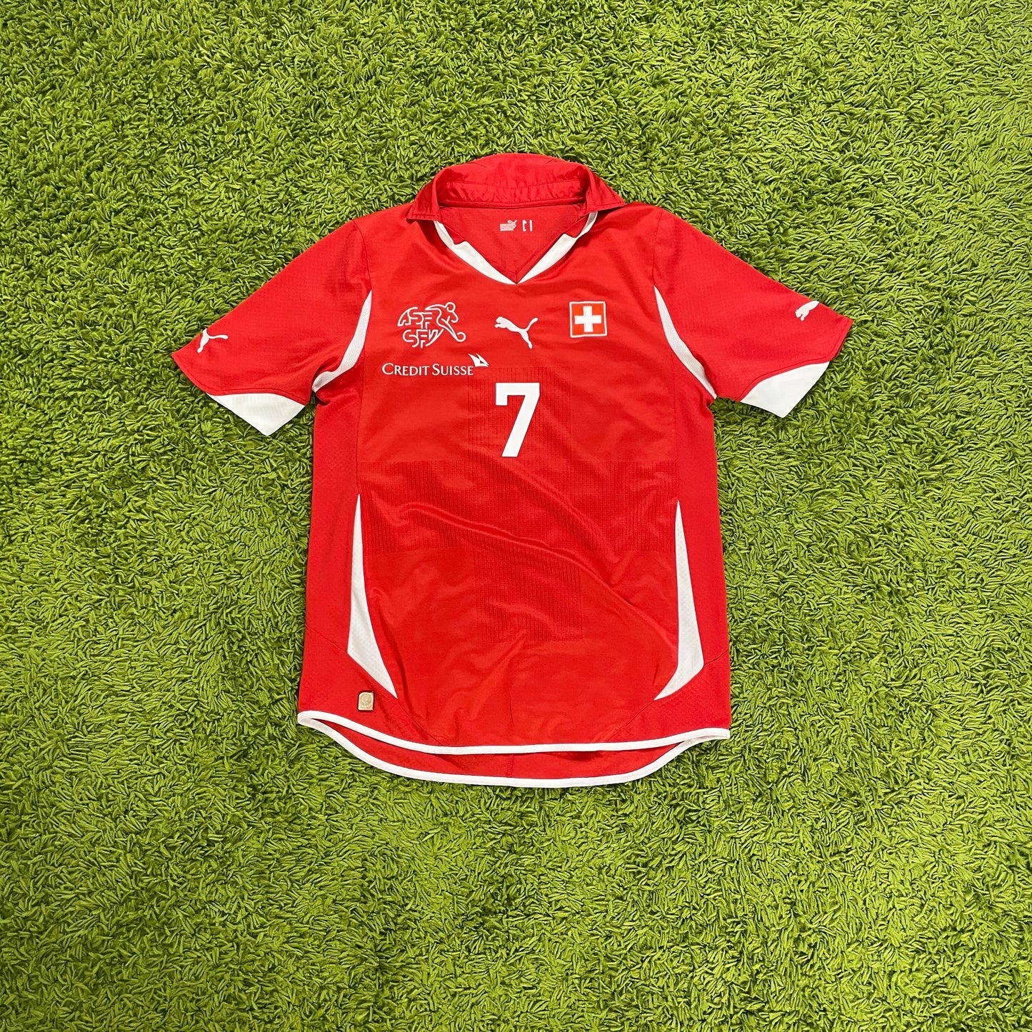 Puma Schweiz Barnetta Trikot rot Größe M 2010