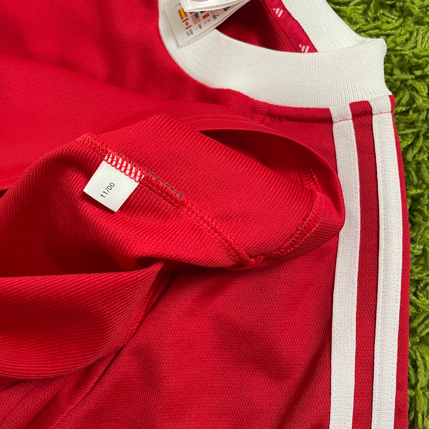 Adidas FC Bayern München Trikot Strunz rot Größe L 2000 2001