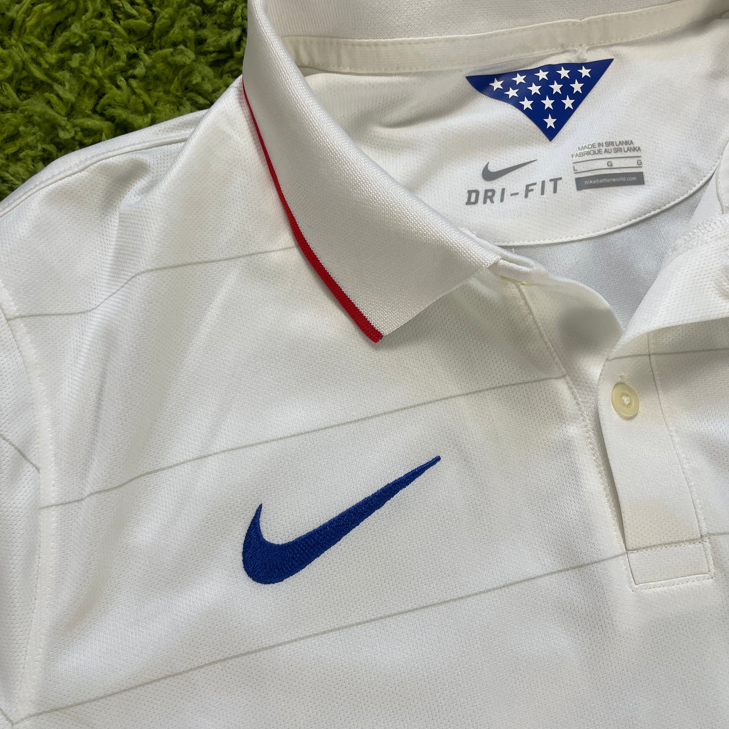 Nike Amerika USA Trikot weiß Größe L 2014