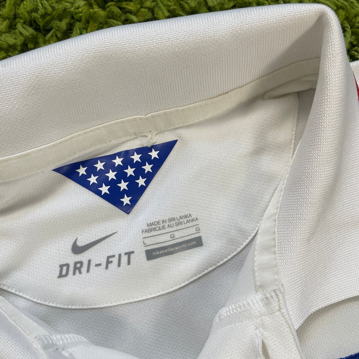 Nike Amerika USA Trikot weiß Größe L 2014
