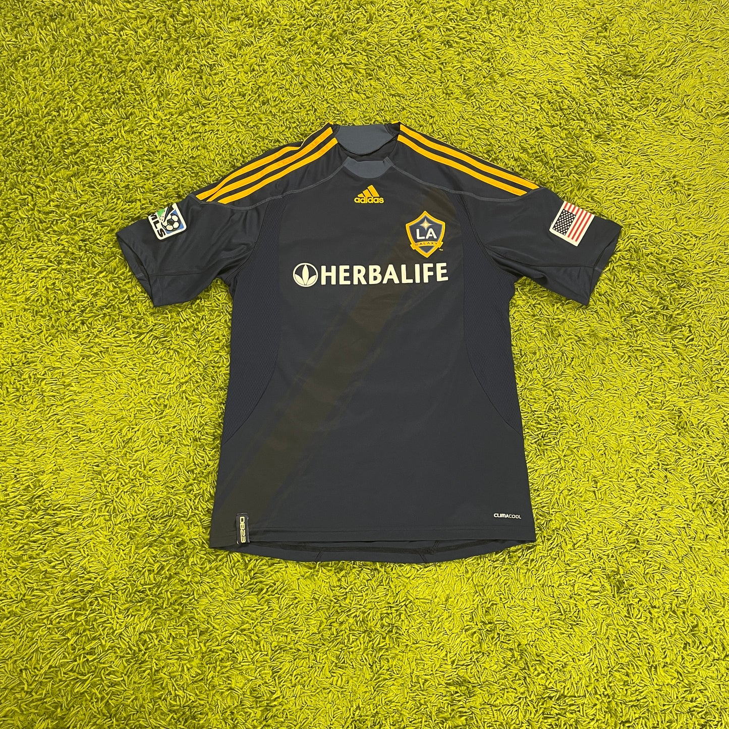 Adidas LA Galaxy Beckham Trikot blau Größe M 2008 2009
