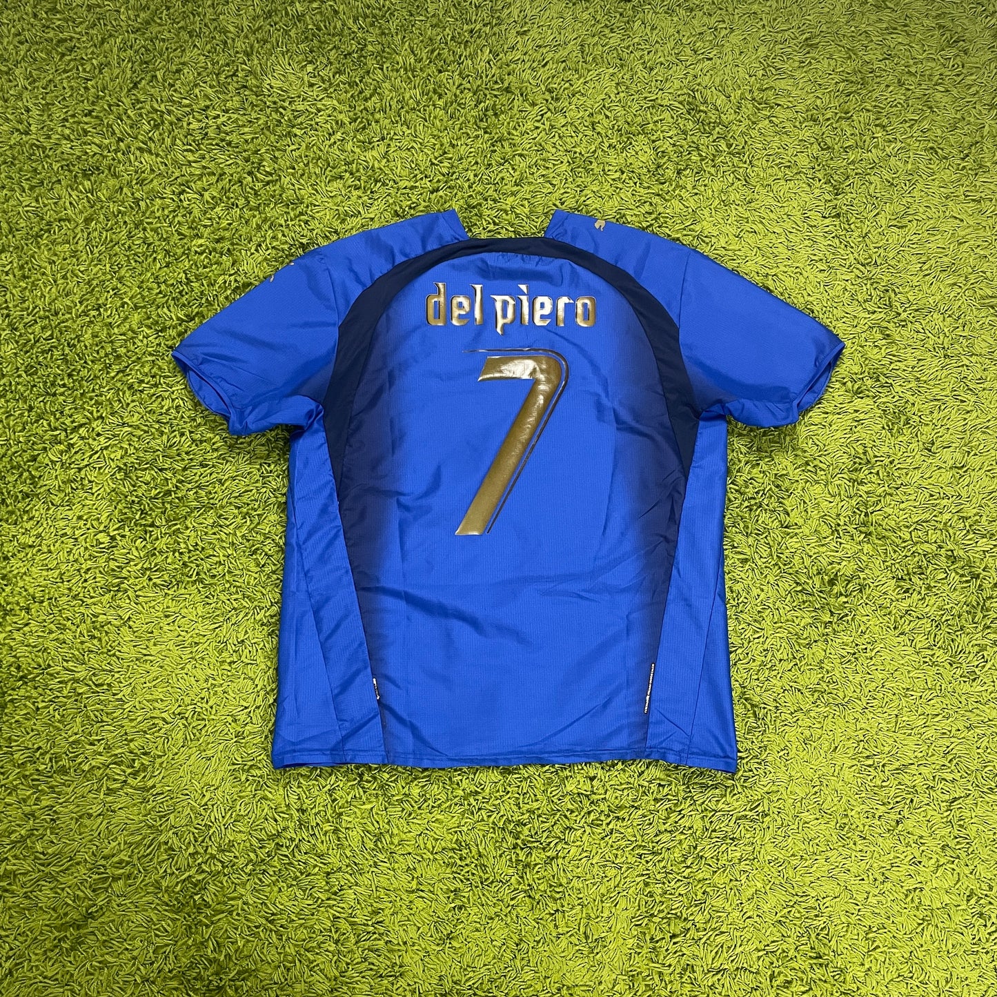 Puma Italien Del Piero Trikot blau Größe XL 2006